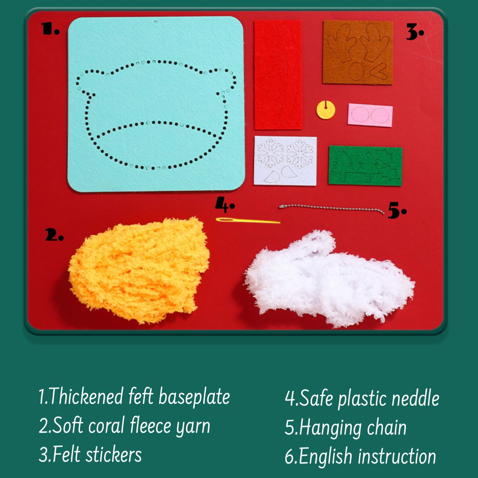 Christmas DIY Embroidery Sewing Kit
