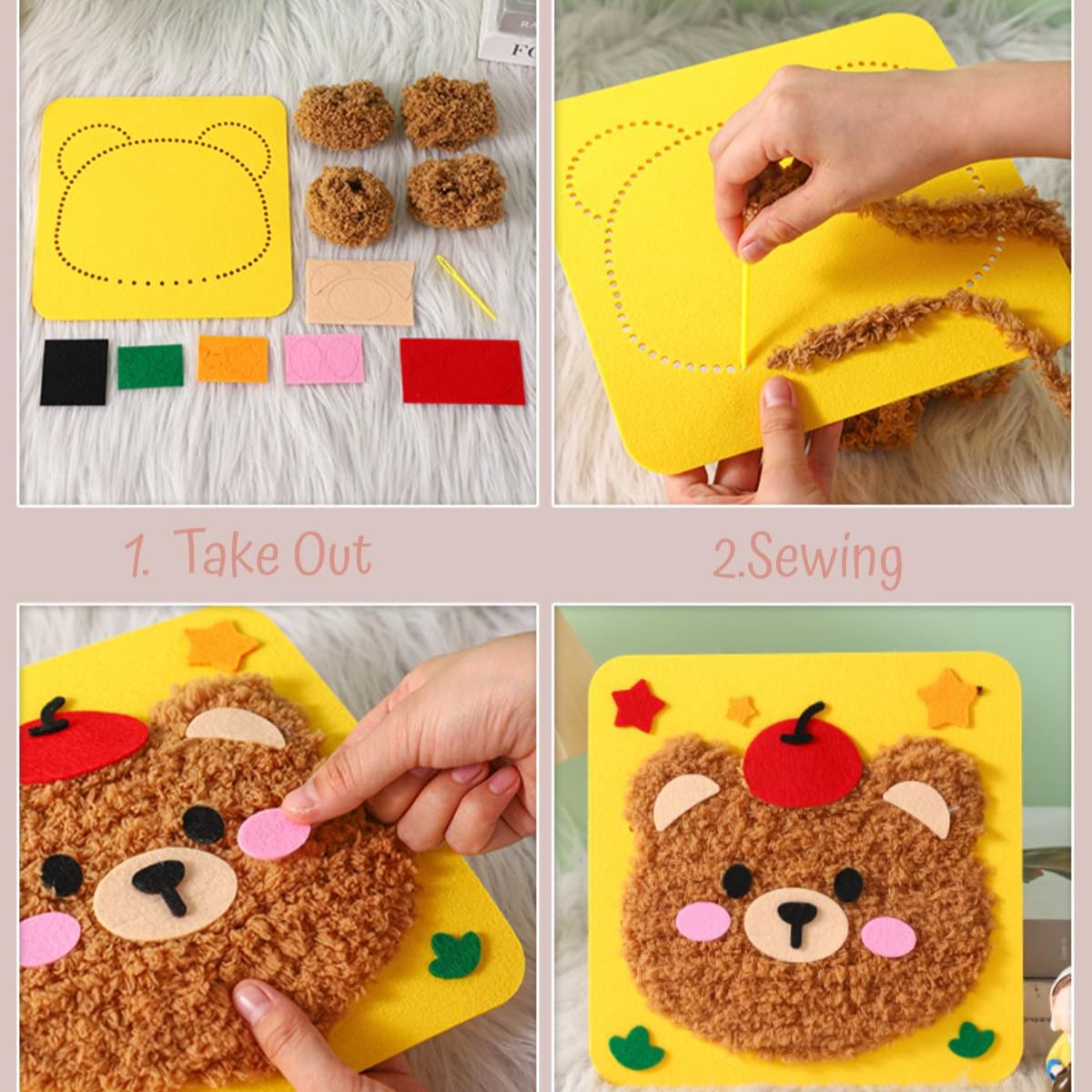 Christmas DIY Embroidery Sewing Kit