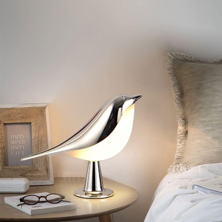 Bird-Shaped Touch Lamp with Remote Control