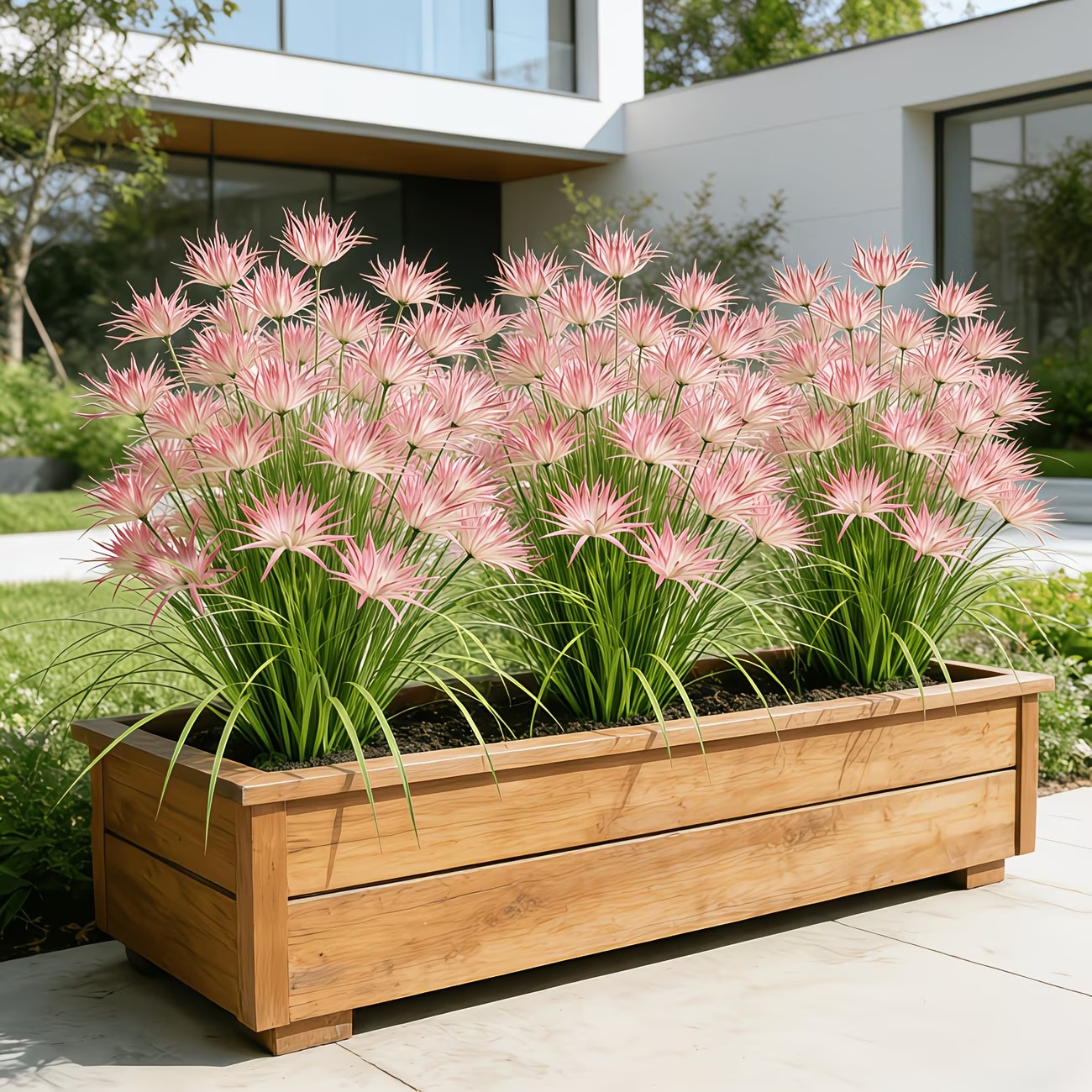 Sunny Bloom Faux Blush Meadow Grass