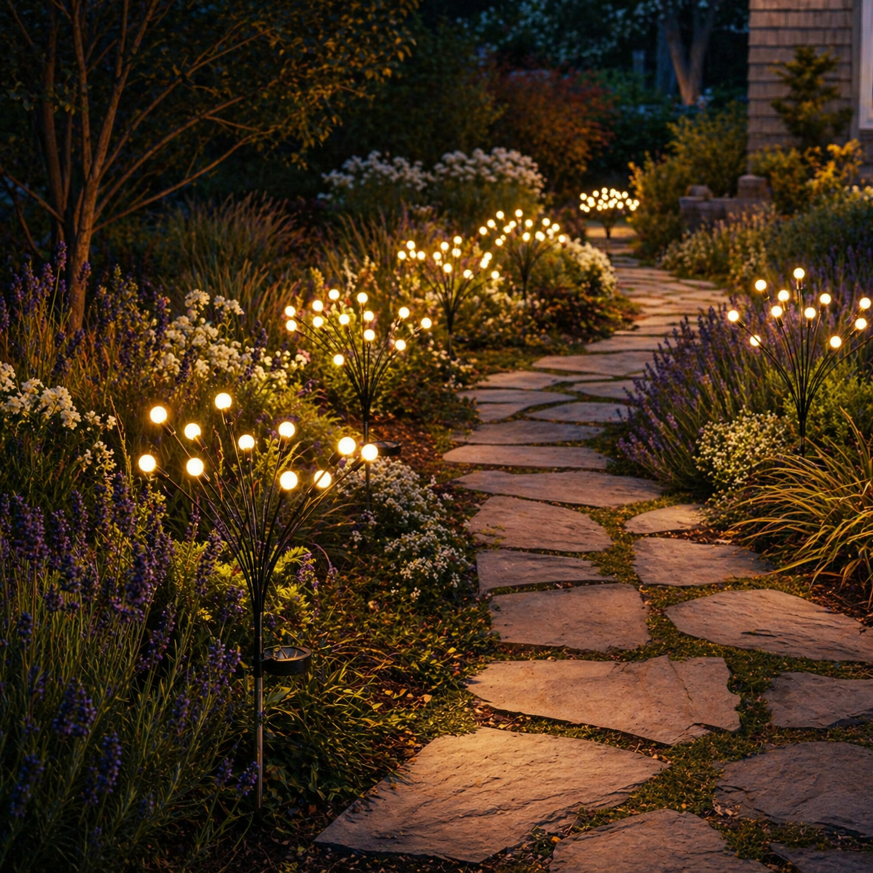 Firefly Drift Solar Swaying Garden Lights