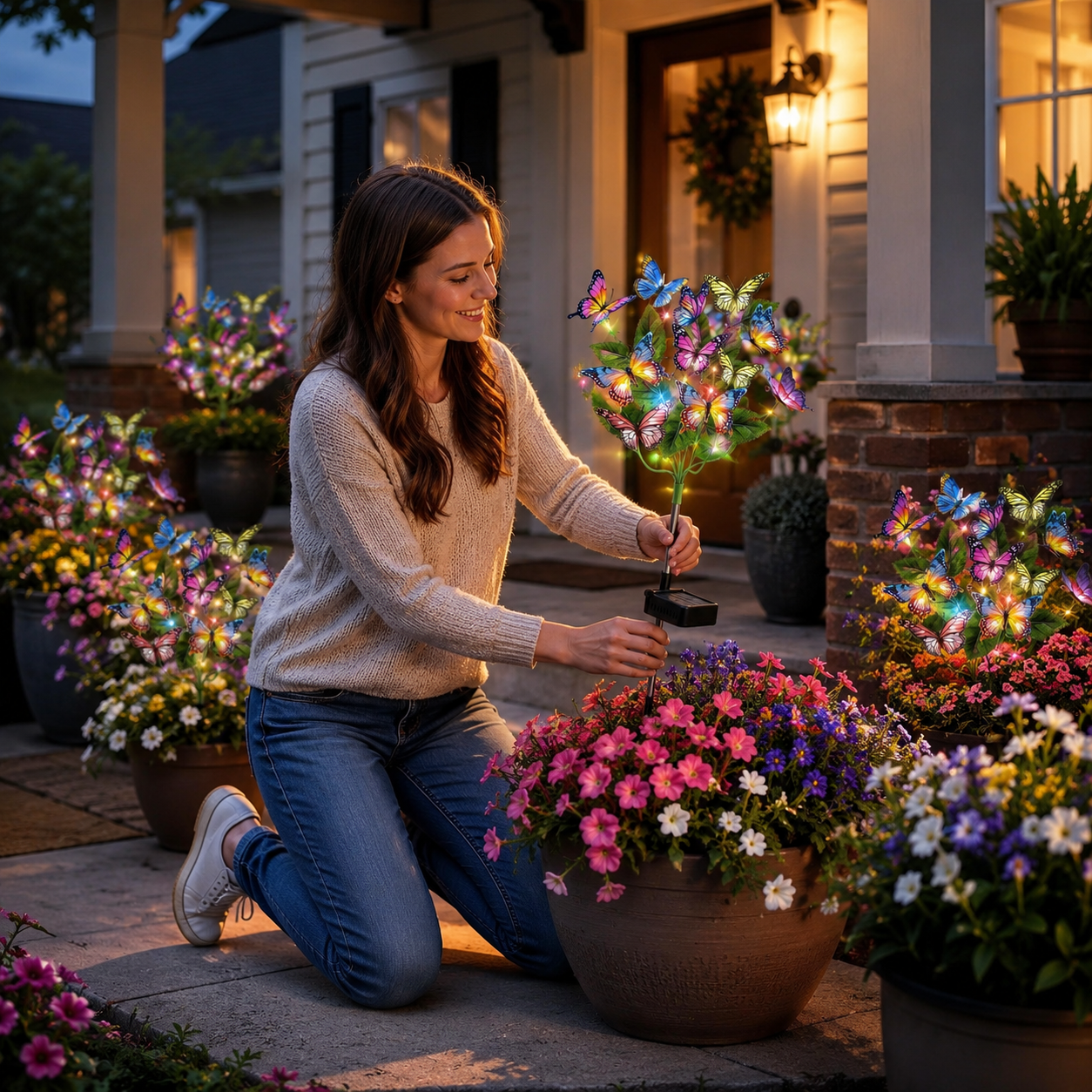 Colorful Solar Butterflies Made For Magical Outdoor Nights