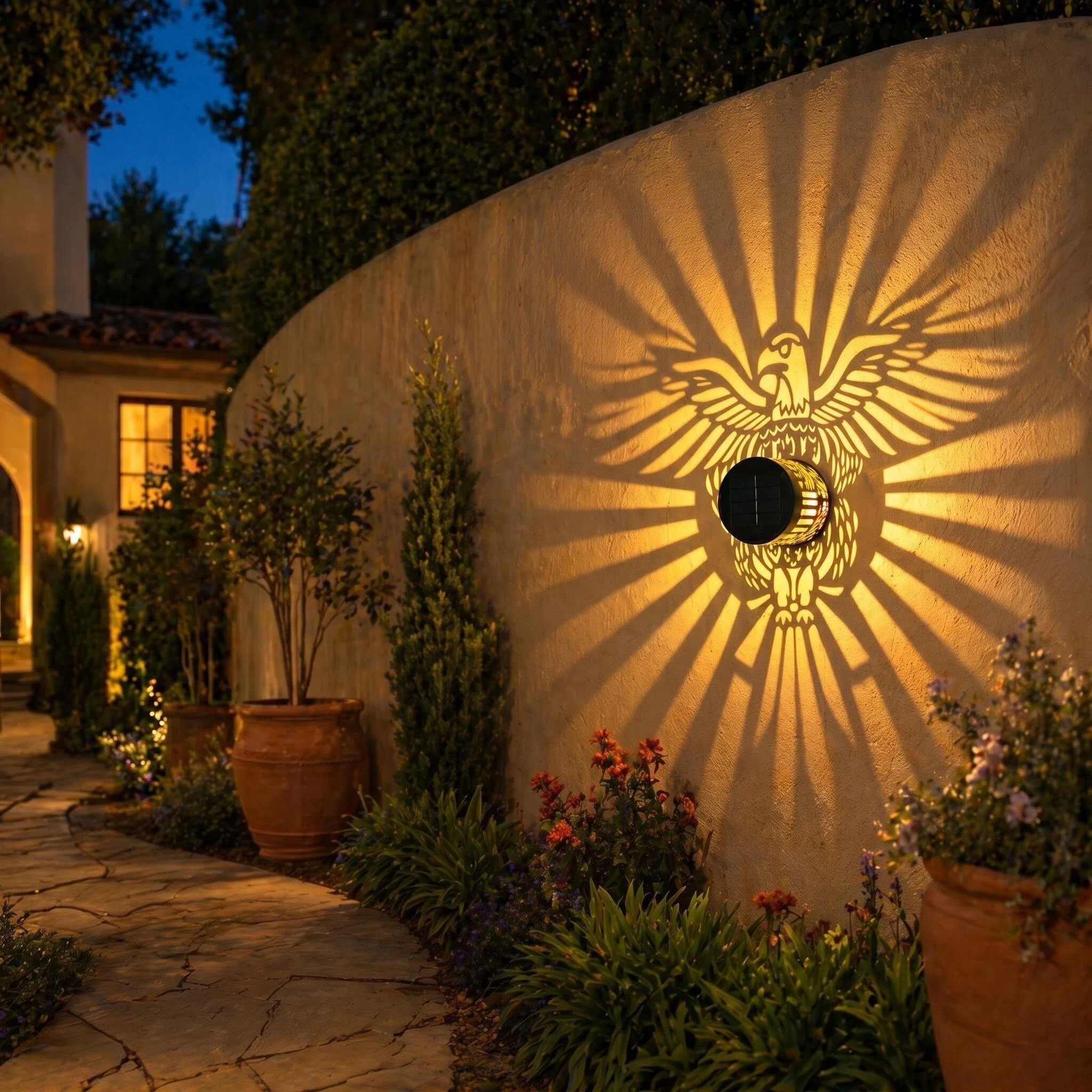 Liberty Eagle Solar Projection Light