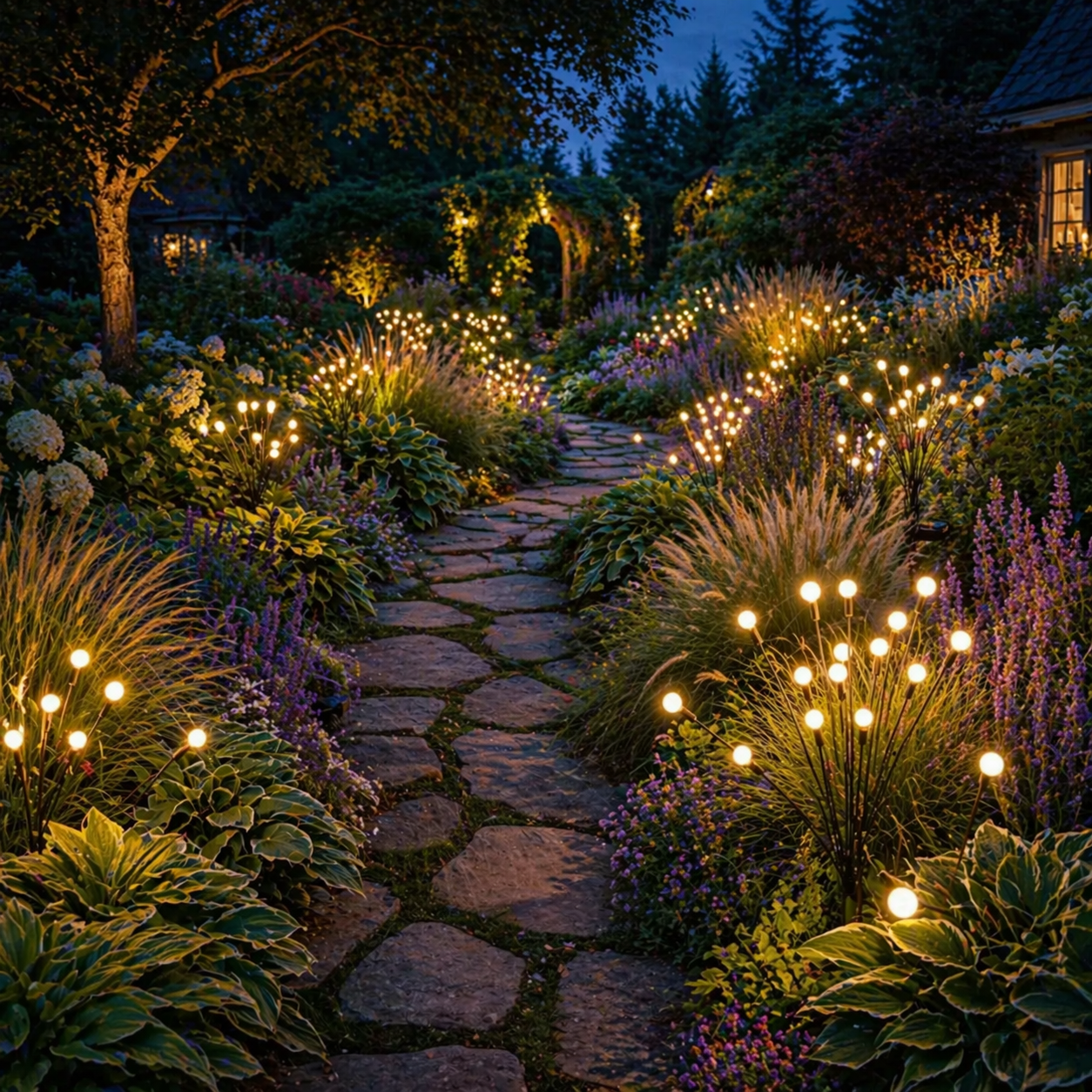 Firefly Drift Solar Swaying Garden Lights