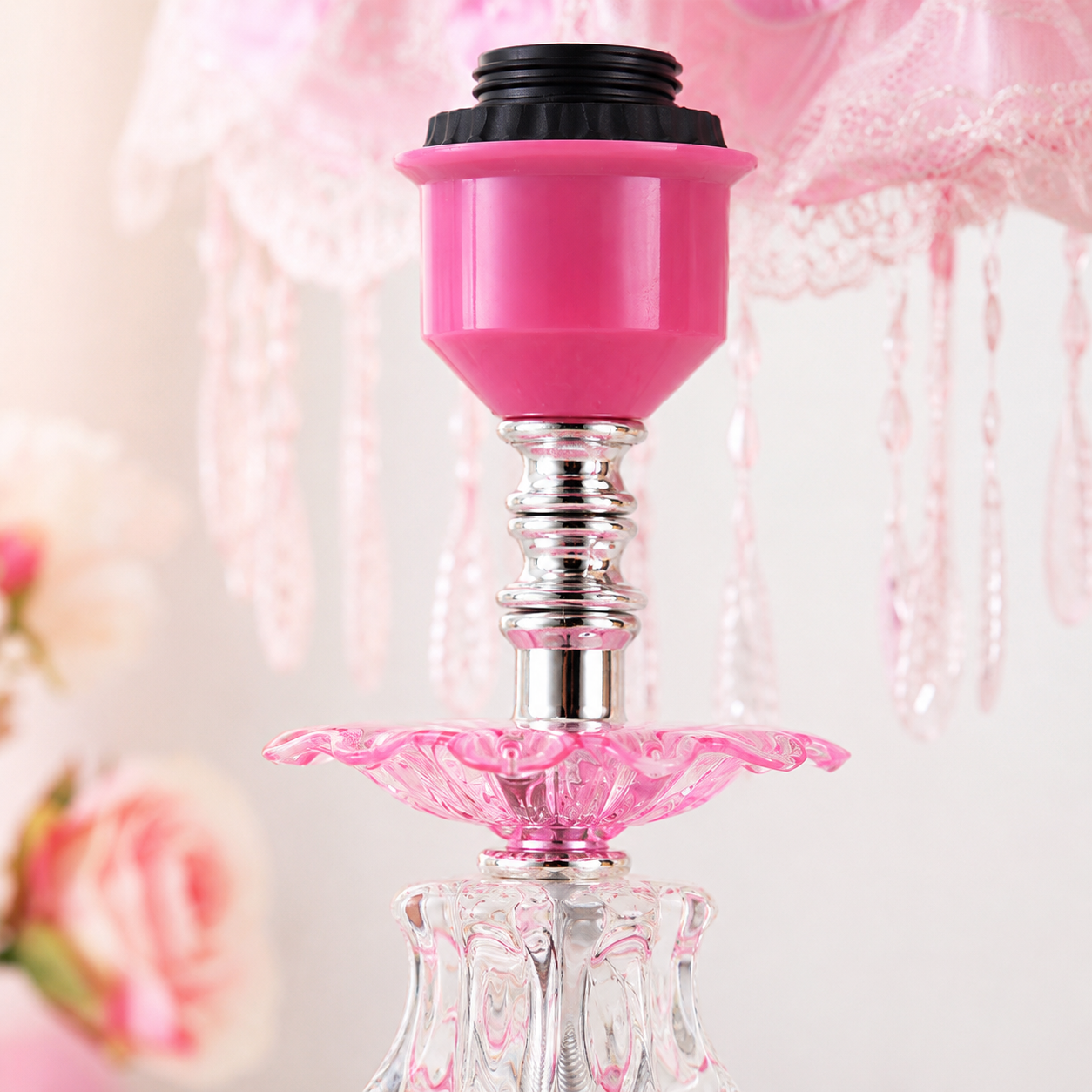 Rosette Manor Vintage Princess Table Lamp