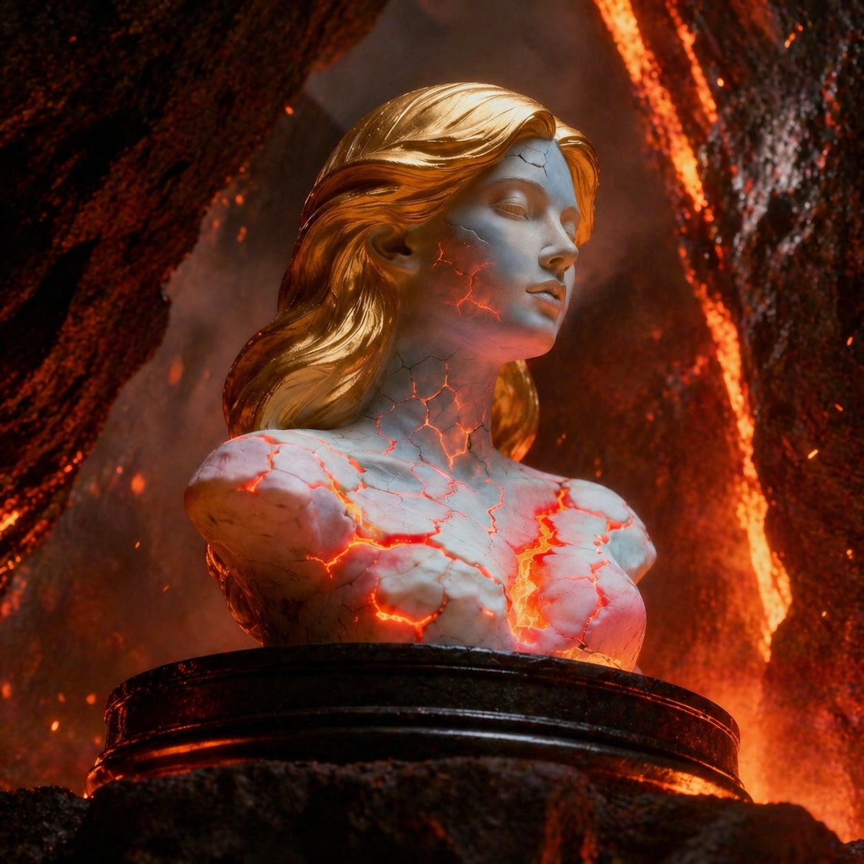 Eternal Ember Goddess Bust