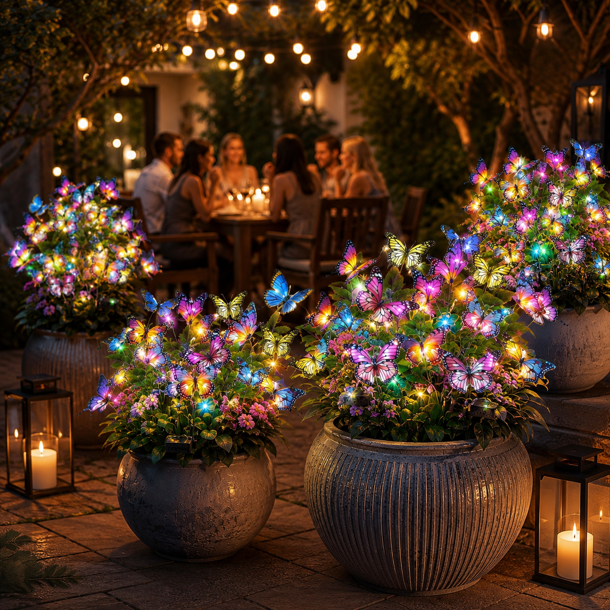 Colorful Solar Butterflies Made For Magical Outdoor Nights