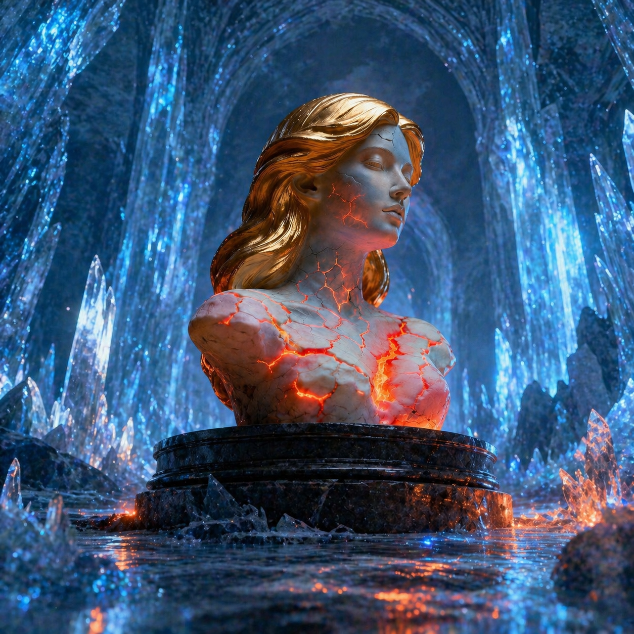 Eternal Ember Goddess Bust