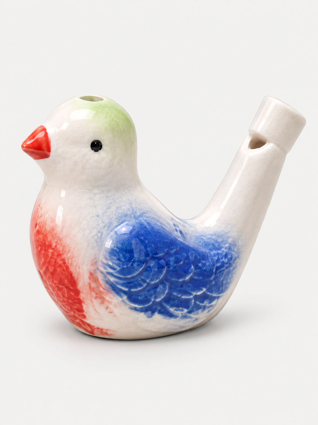 Hand-Painted Ceramic Bird Water Whistle