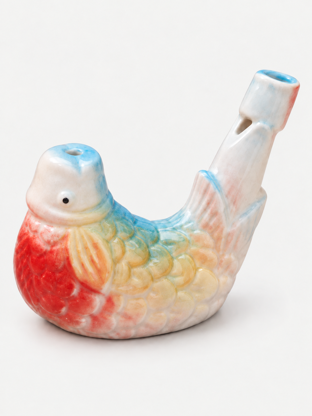 Hand-Painted Ceramic Bird Water Whistle