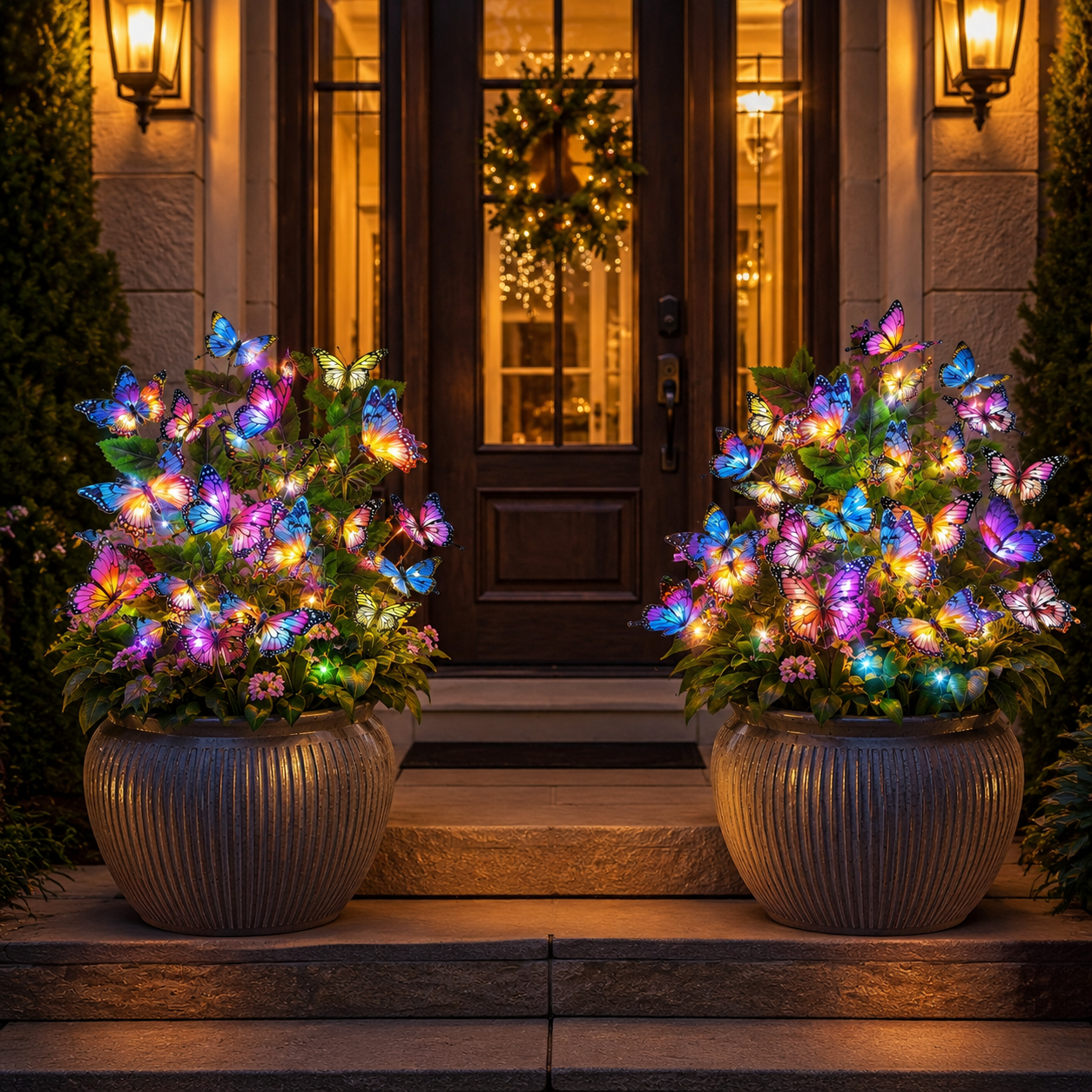 Colorful Solar Butterflies Made For Magical Outdoor Nights