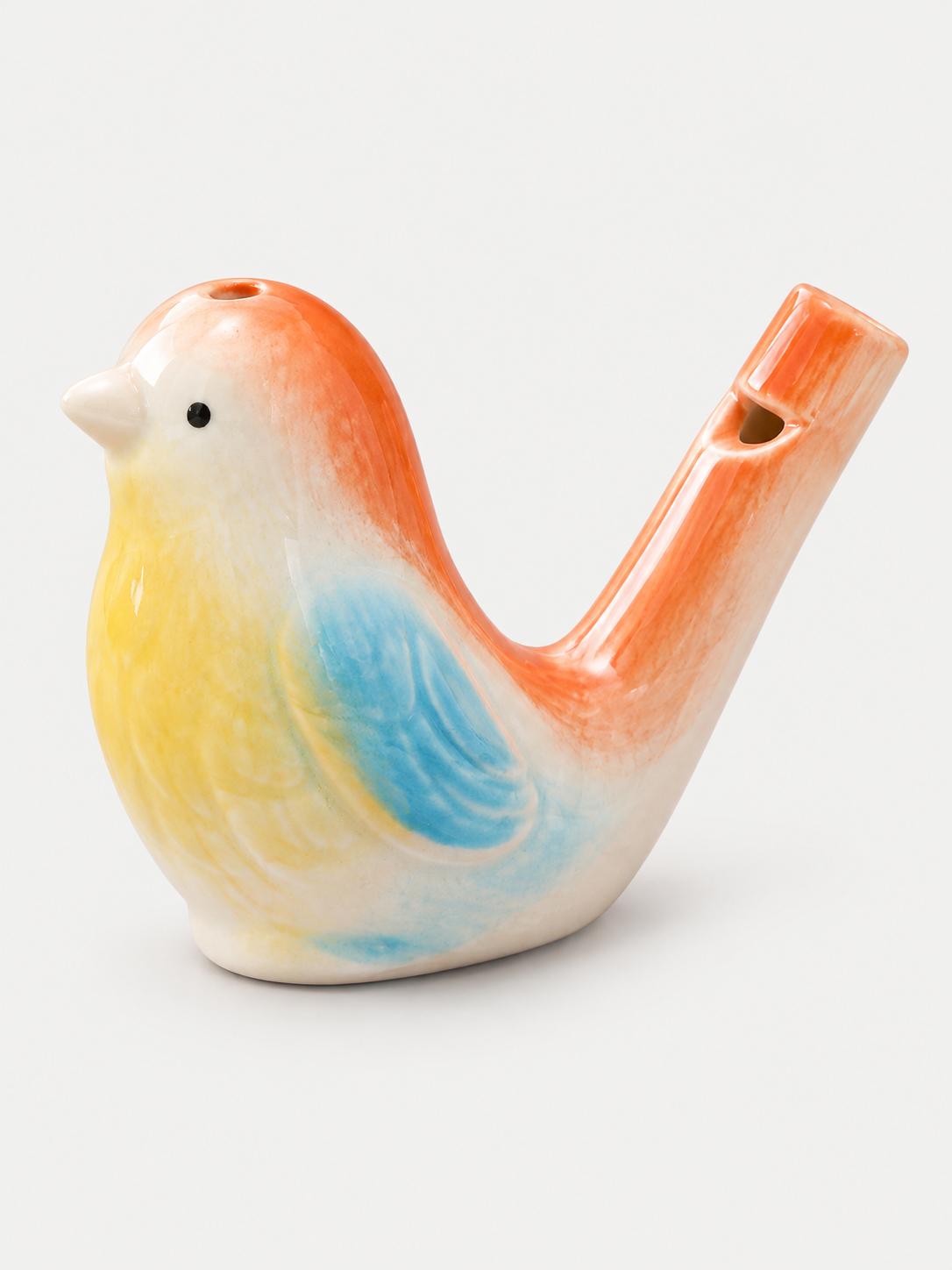 Hand-Painted Ceramic Bird Water Whistle