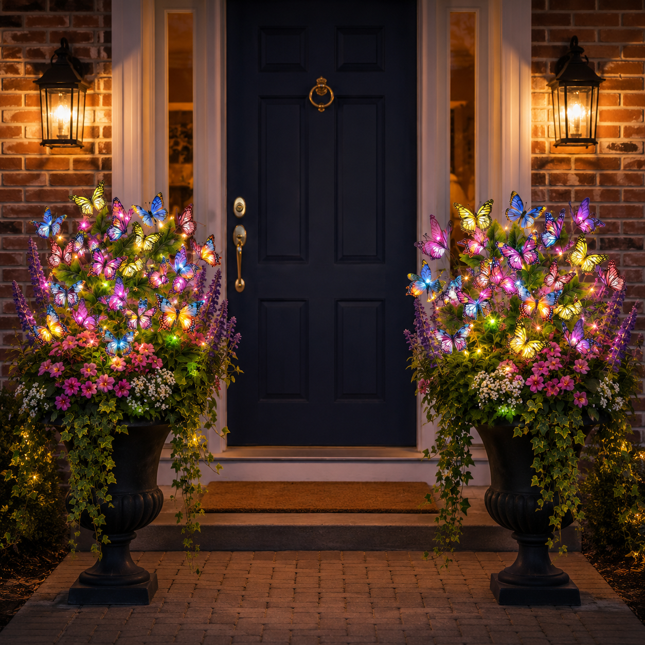 Colorful Solar Butterflies Made For Magical Outdoor Nights