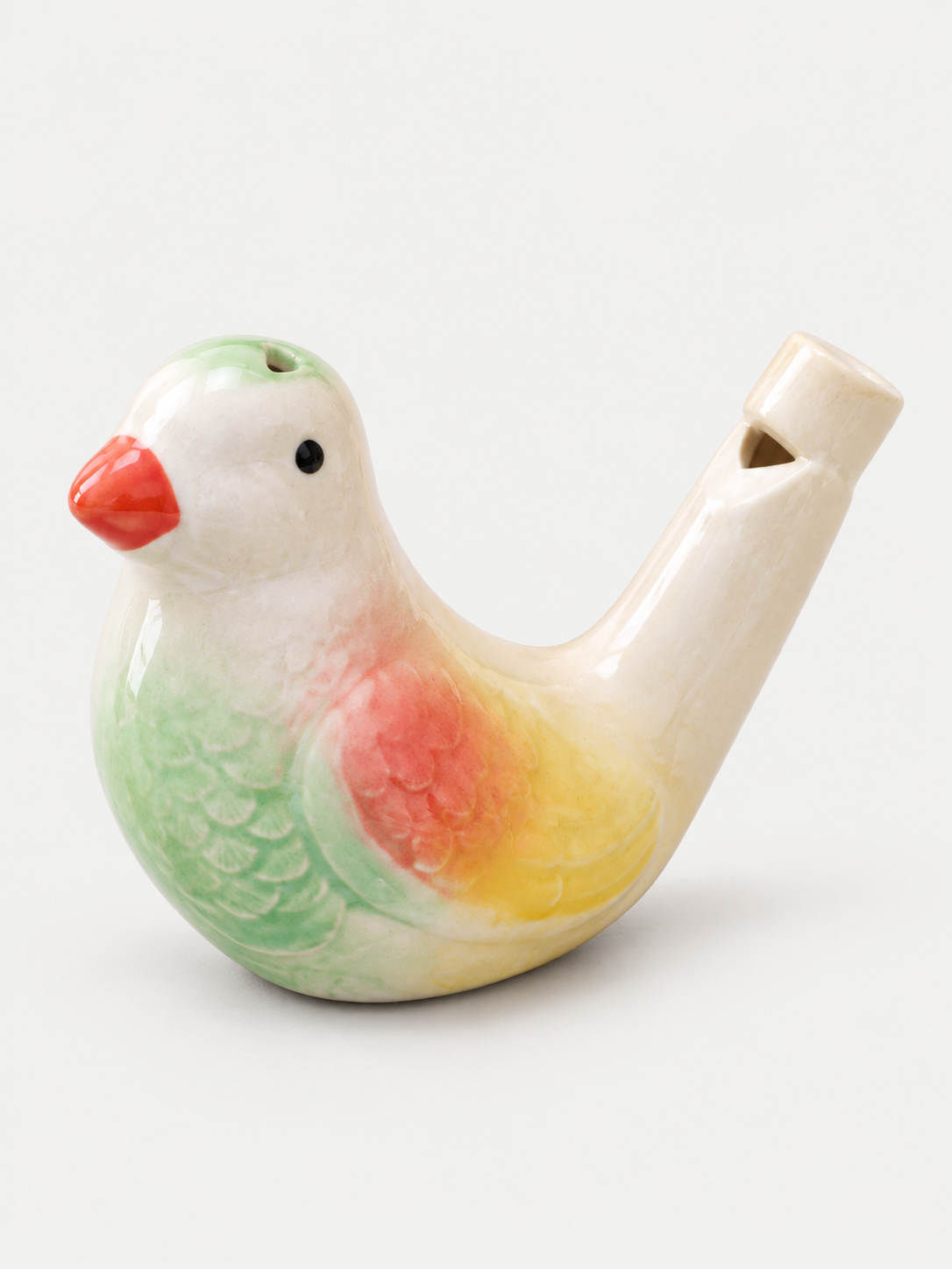 Hand-Painted Ceramic Bird Water Whistle