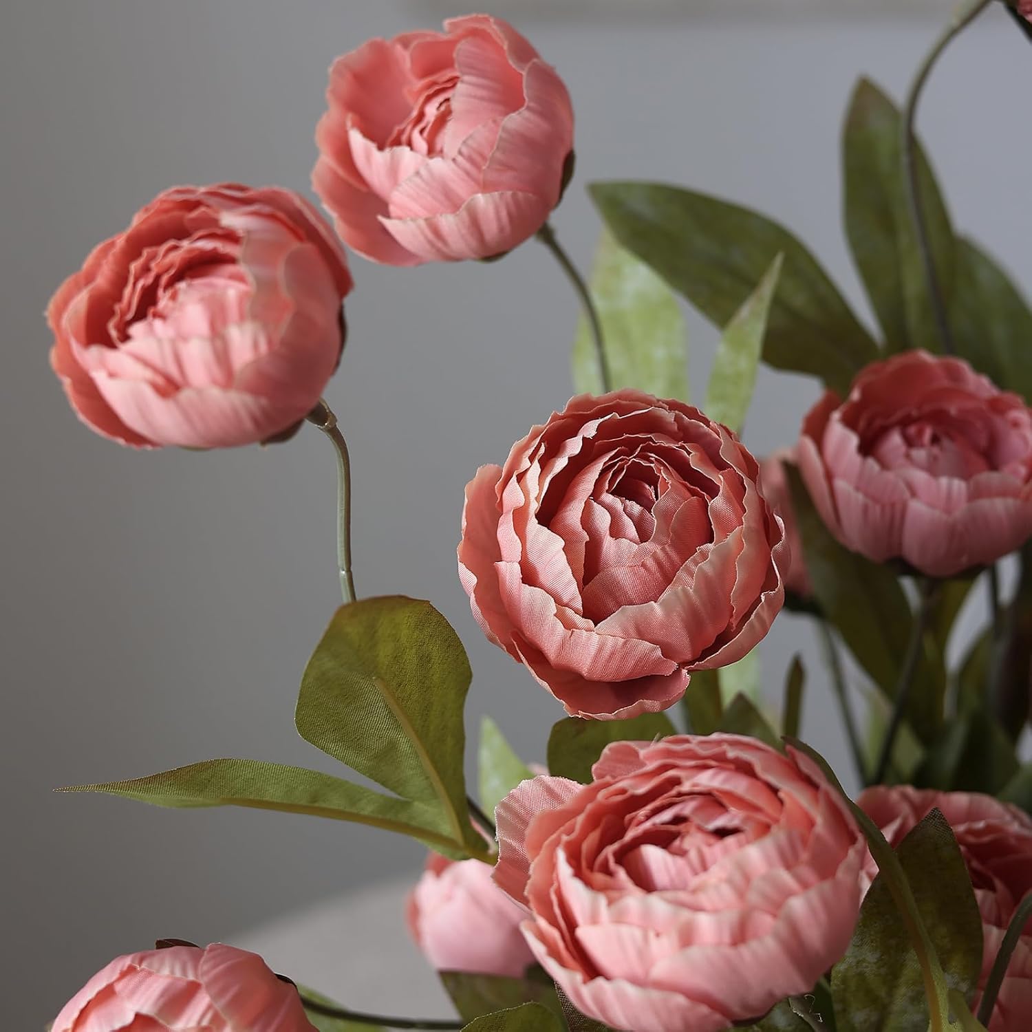 Faux Silk Peony Artificial Flowers