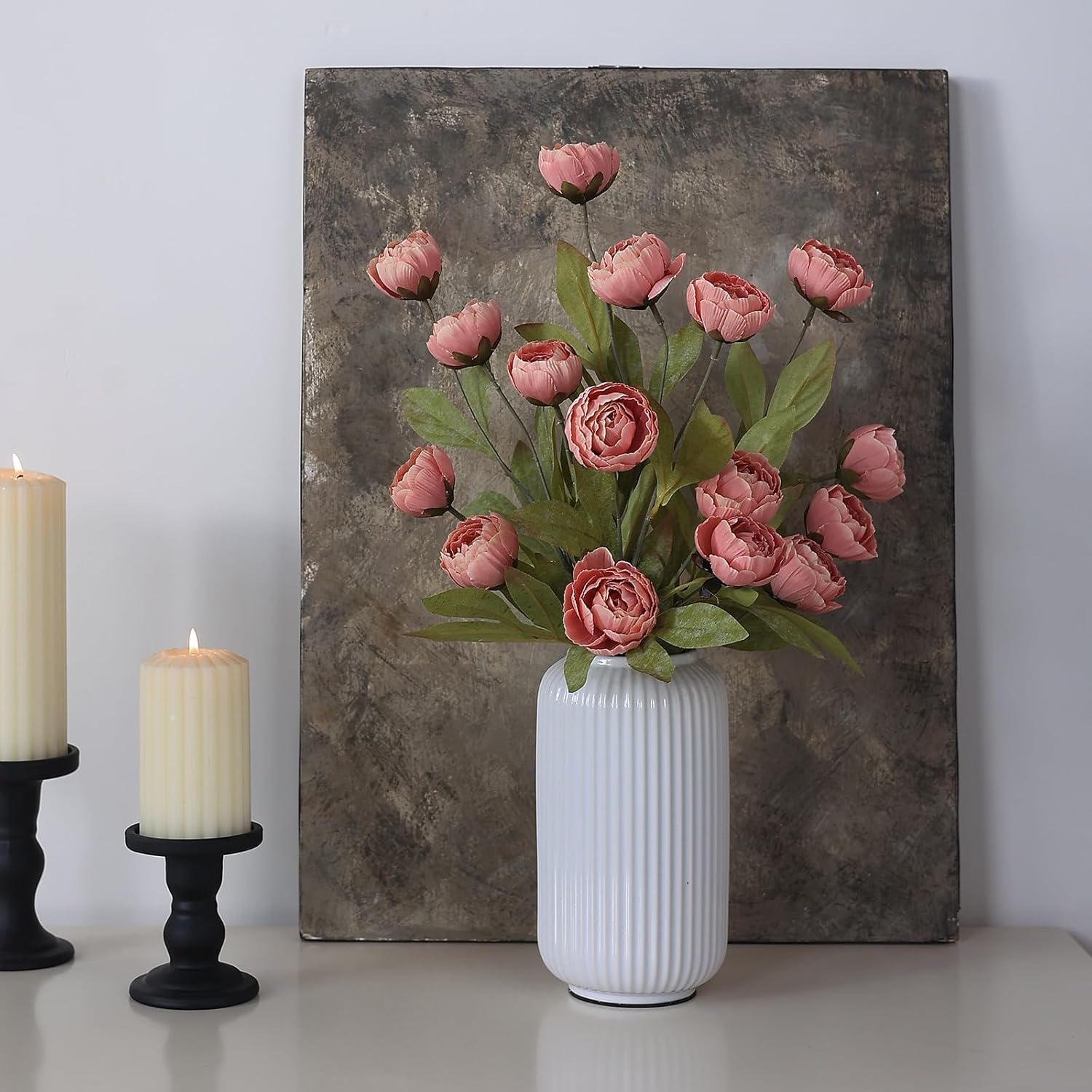 Faux Silk Peony Artificial Flowers