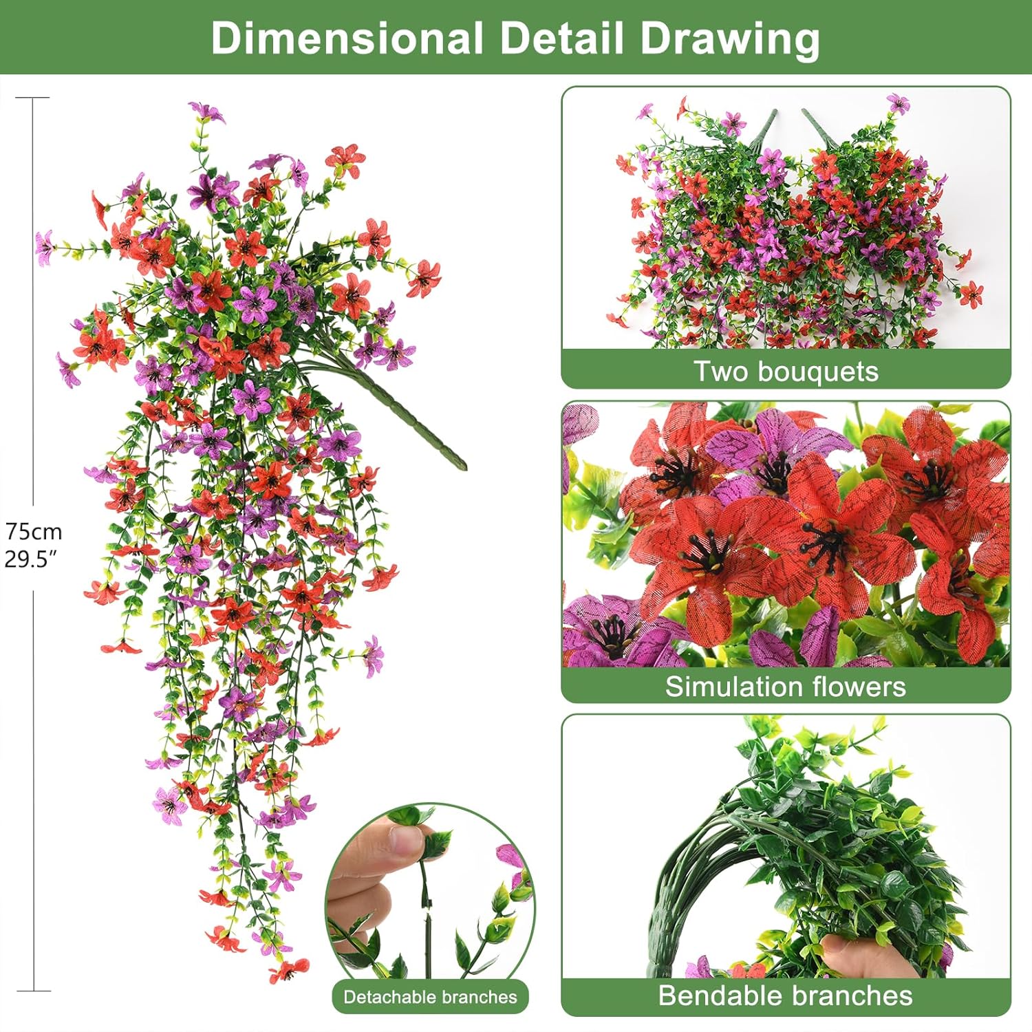 Artificial Hanging Flowers