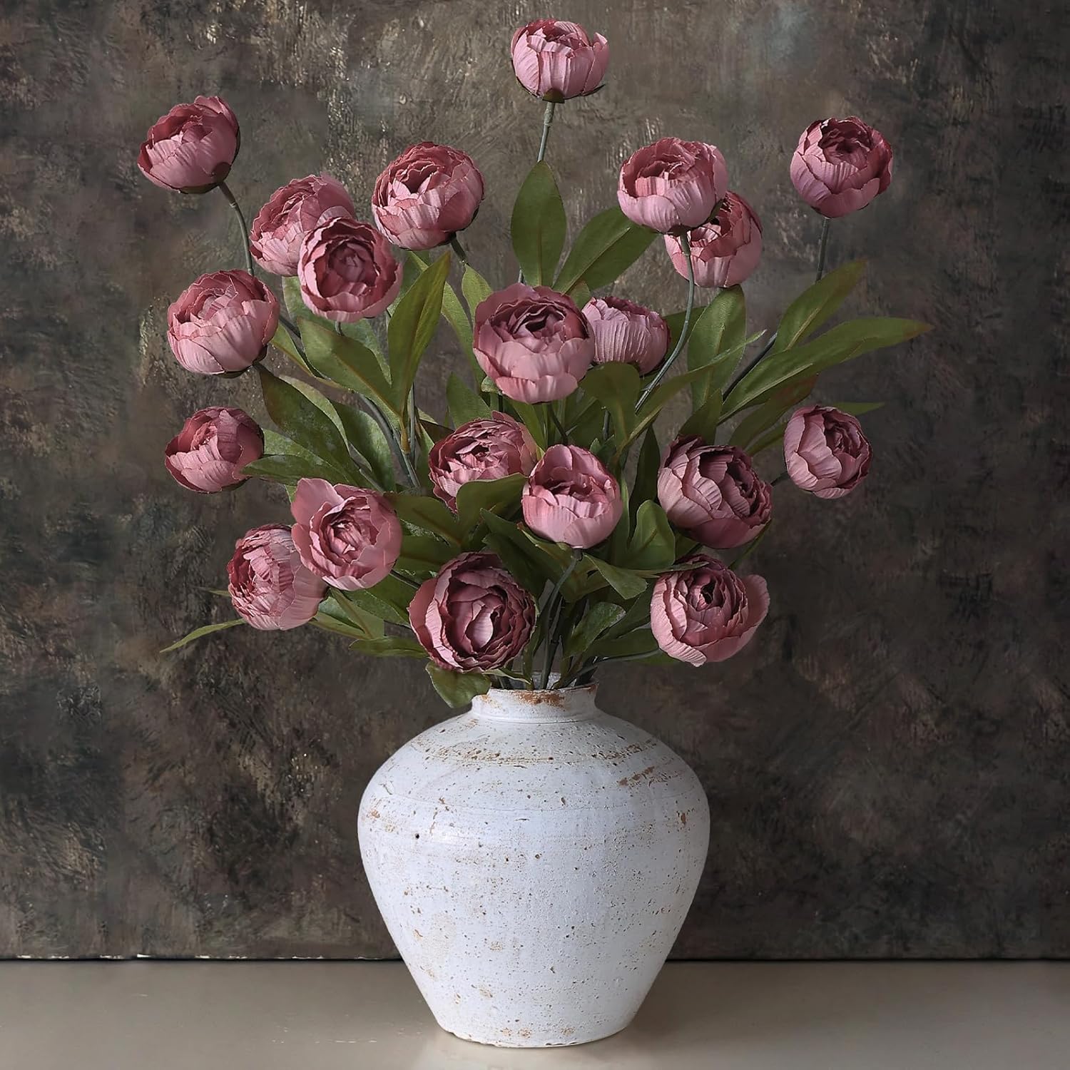 Faux Silk Peony Artificial Flowers