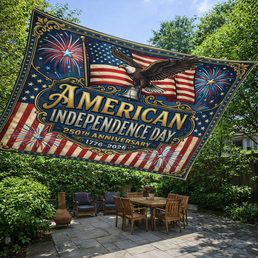 Liberty Eagle 250 Anniversary Canopy Tarp
