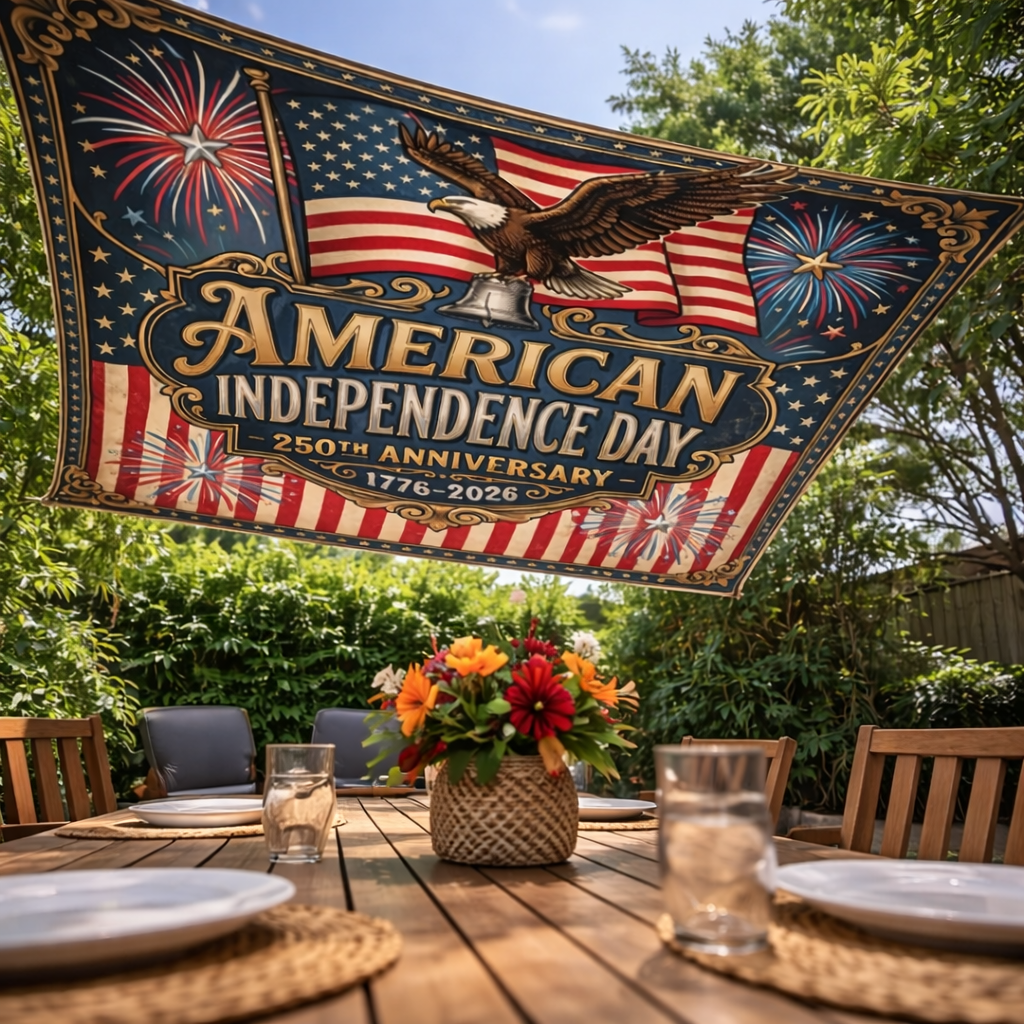 Liberty Eagle 250 Anniversary Canopy Tarp