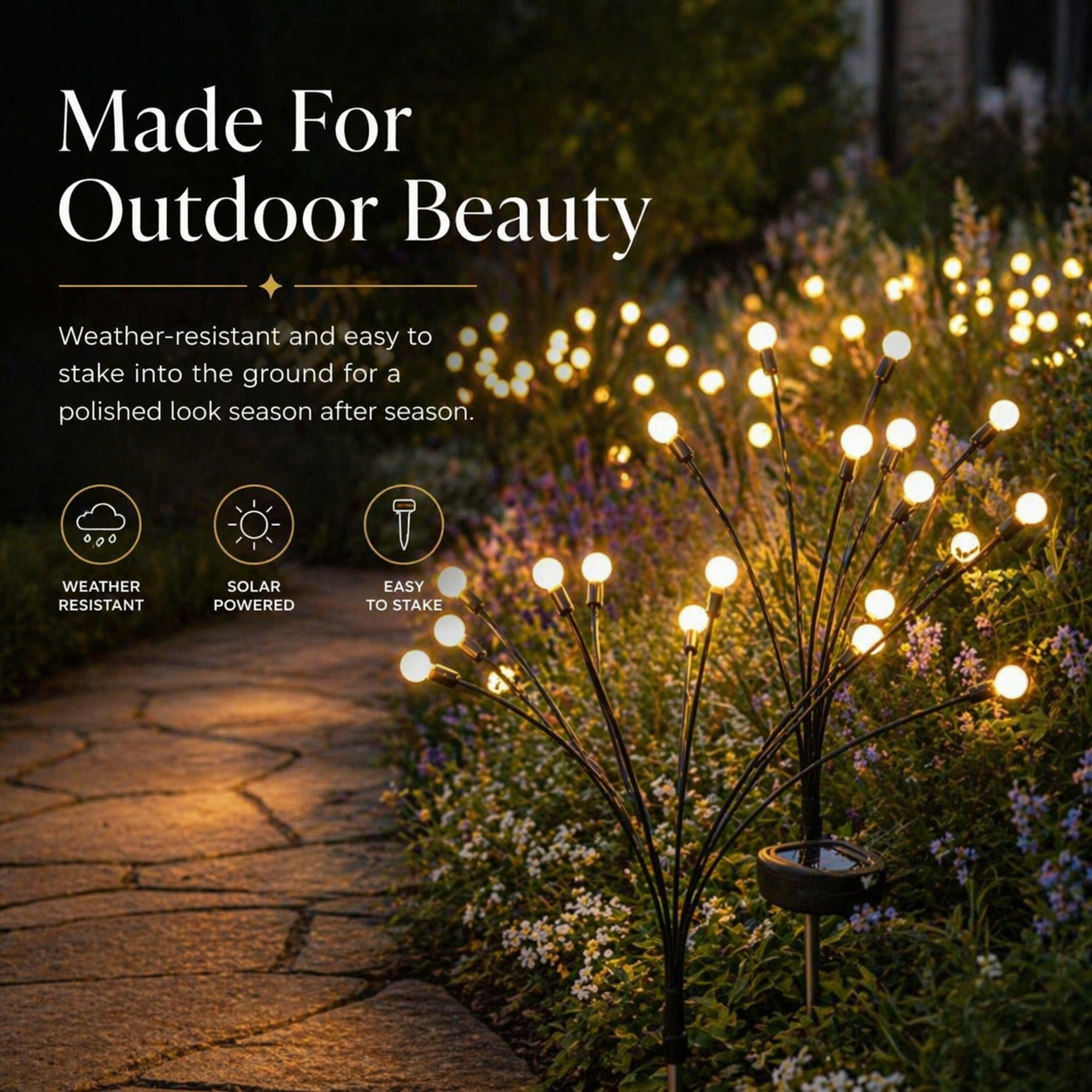 Firefly Drift Solar Swaying Garden Lights