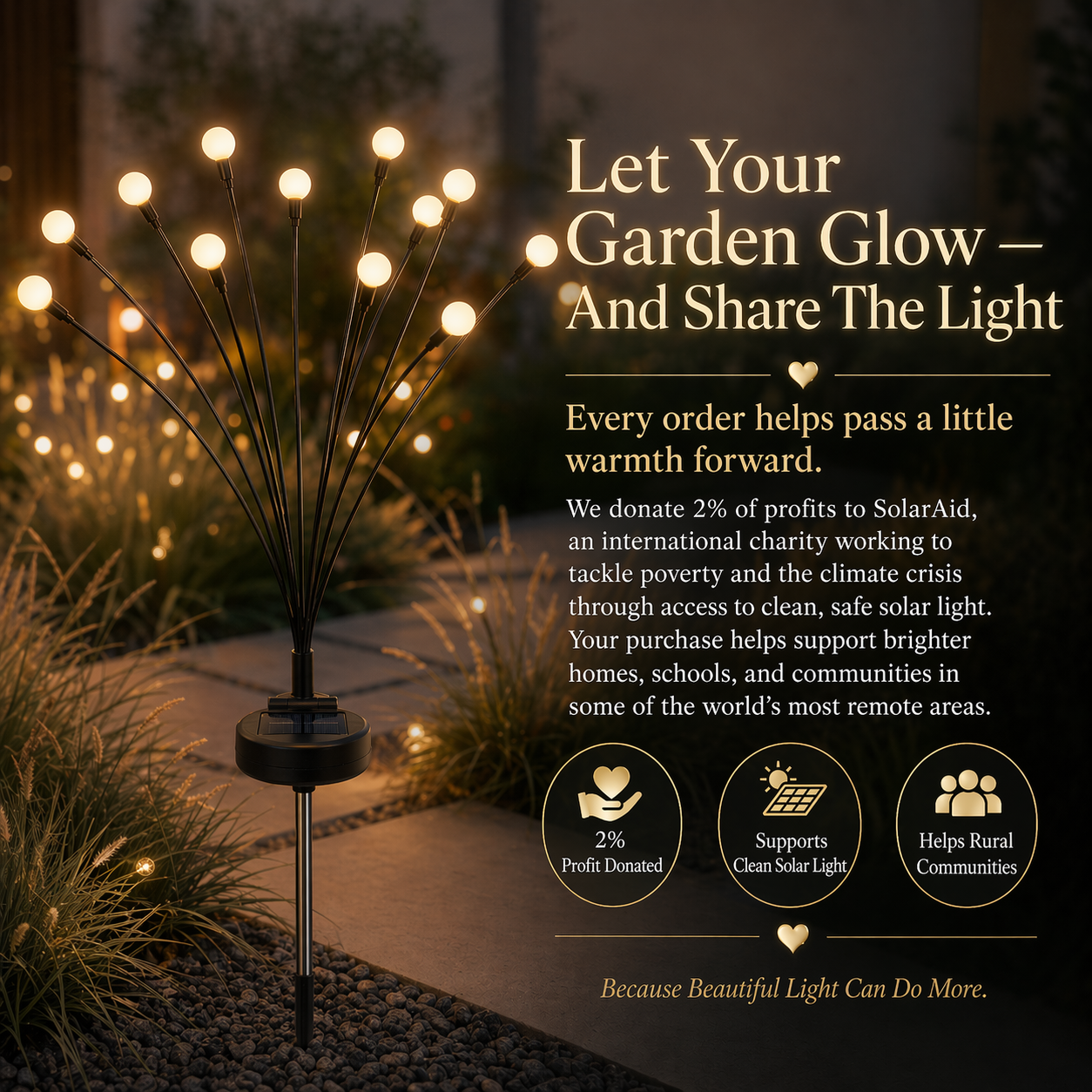 Firefly Drift Solar Swaying Garden Lights