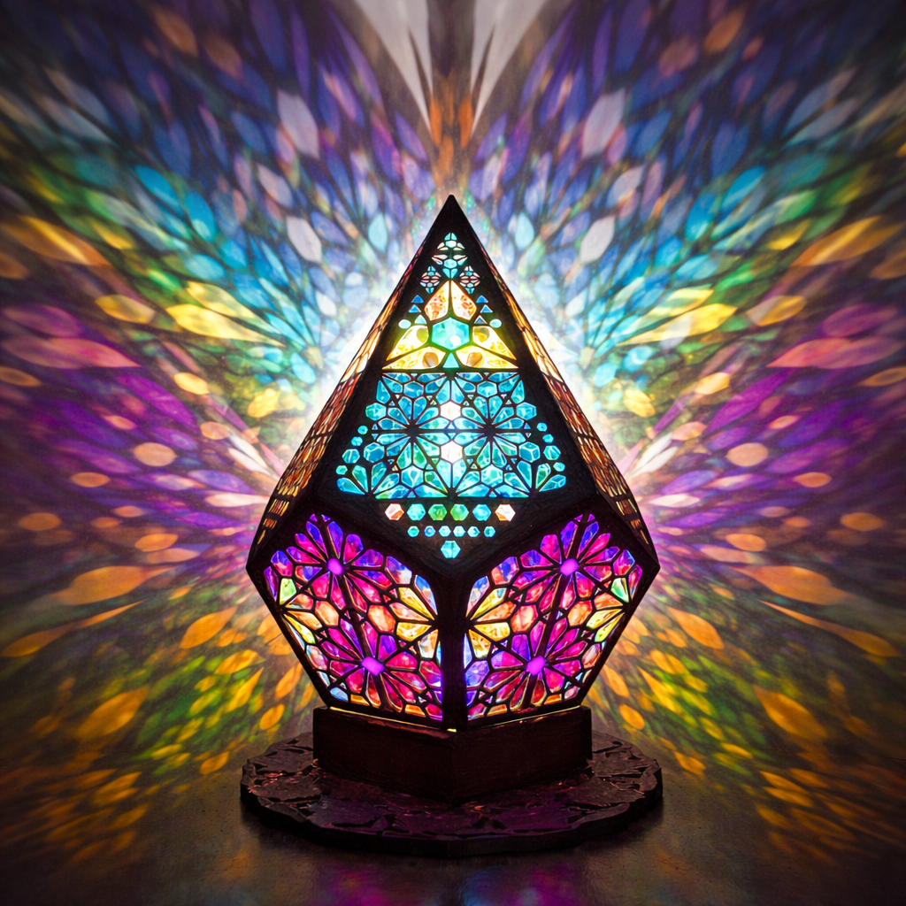 Mosaic Prism Projection Lamp