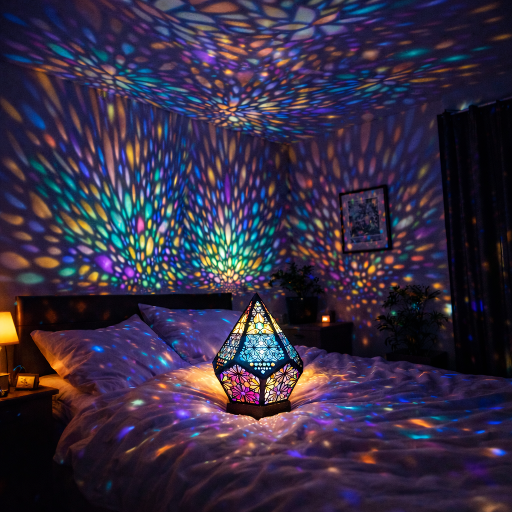 Mosaic Prism Projection Lamp