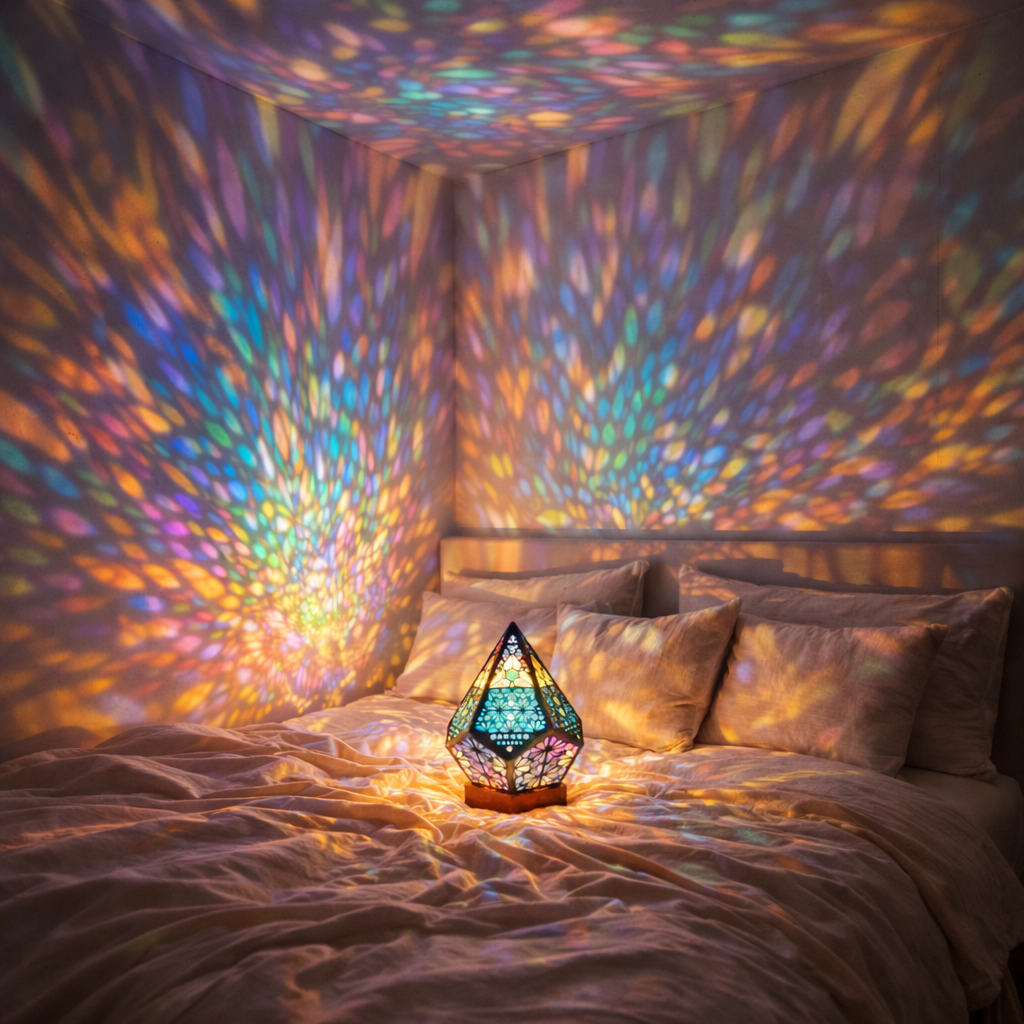 Mosaic Prism Projection Lamp