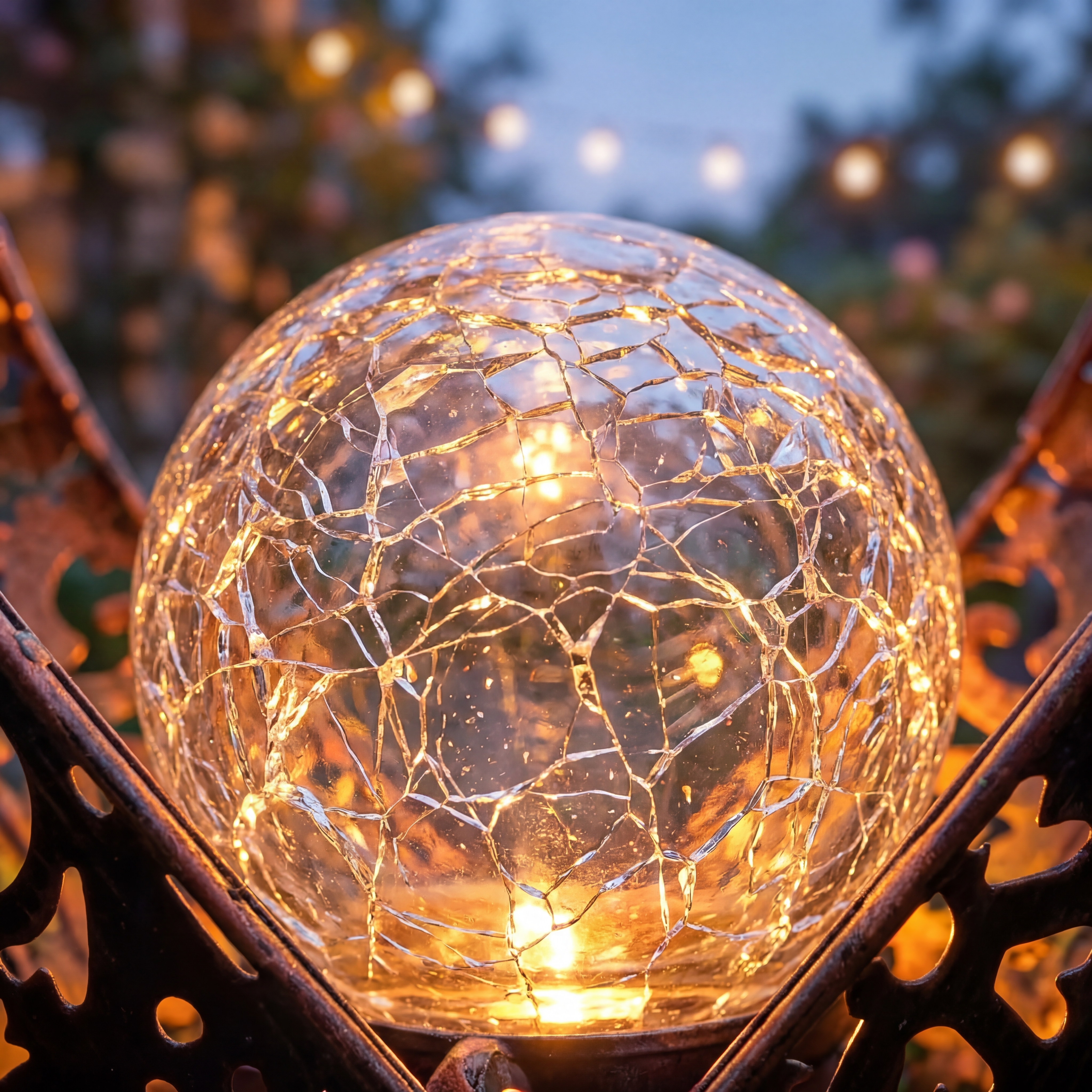 Solar Heart Wing Garden Stake Light