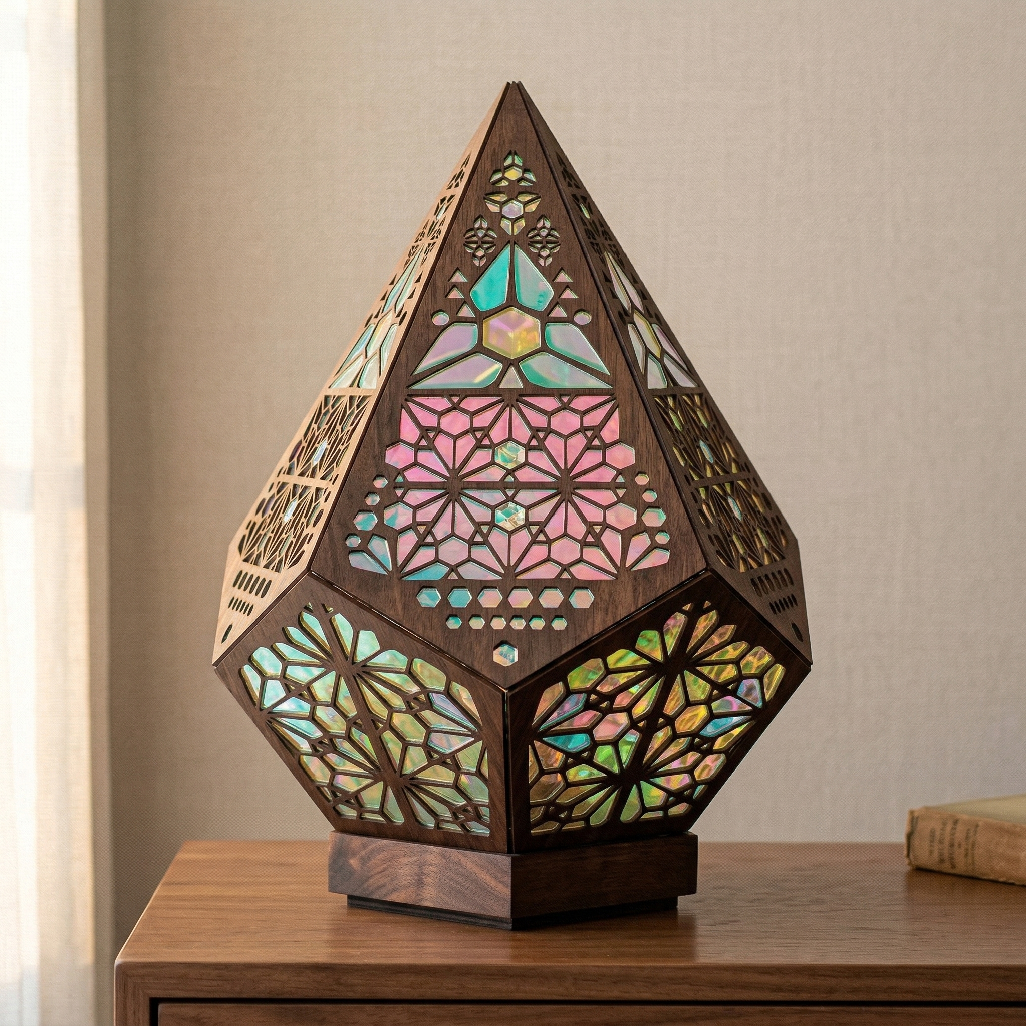 Mosaic Prism Projection Lamp