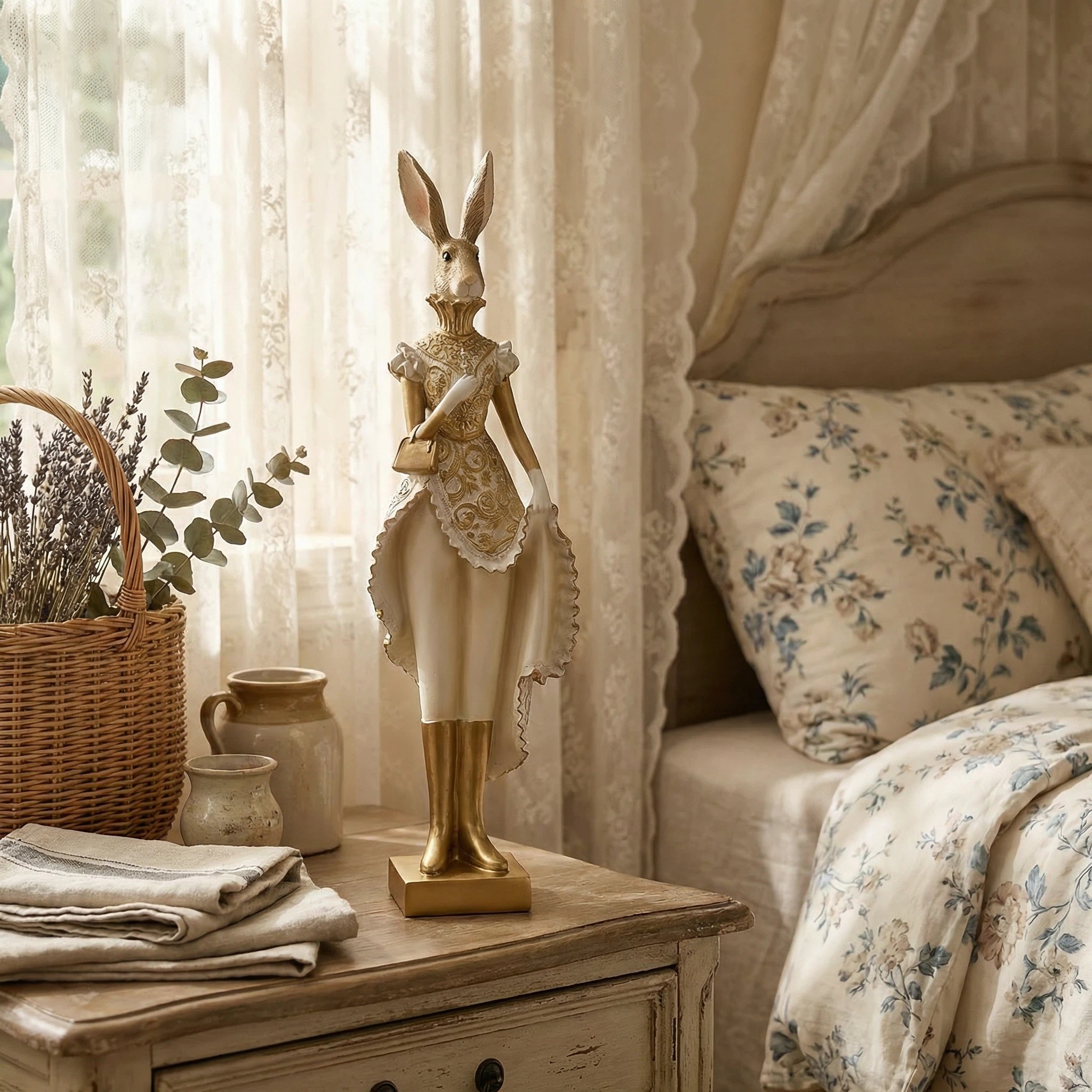 2 PCS Regal Heirloom Rabbit Figurine – RedwoodForest