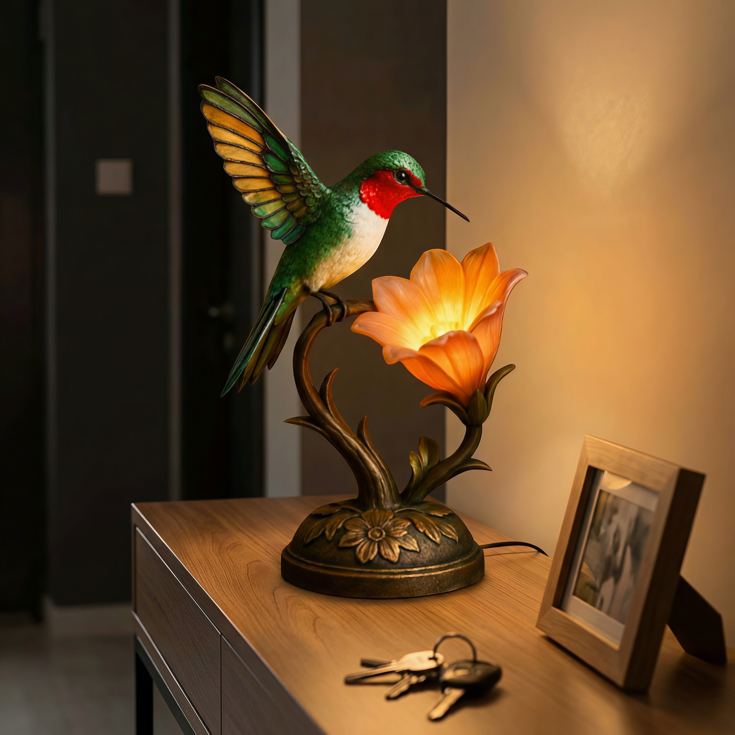 Hummingbird Blossom Night Light