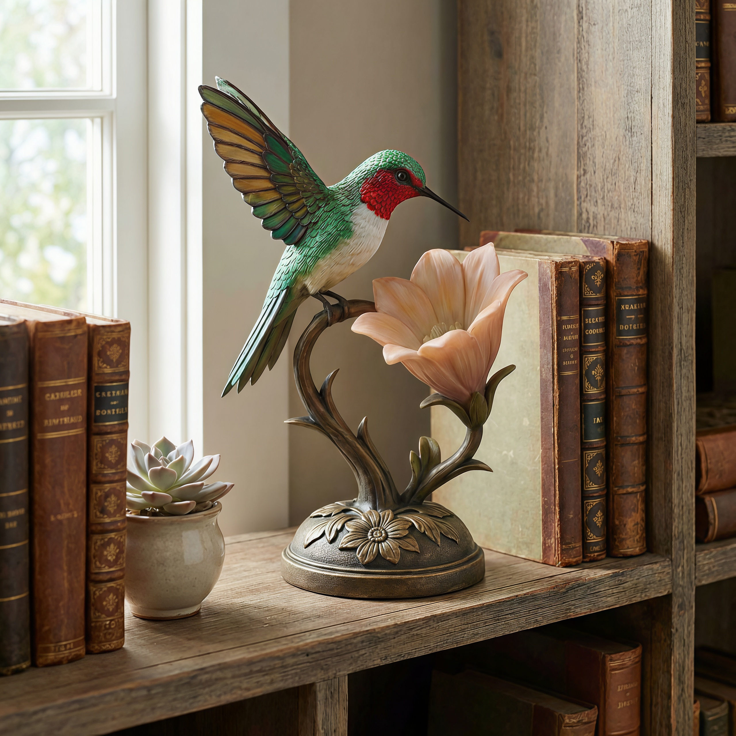 Hummingbird Blossom Night Light