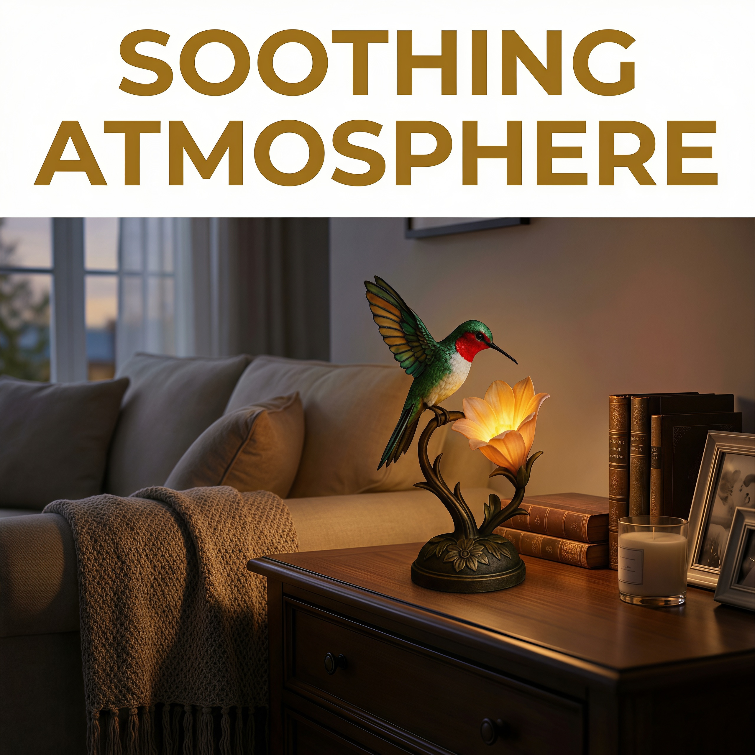 Hummingbird Blossom Night Light