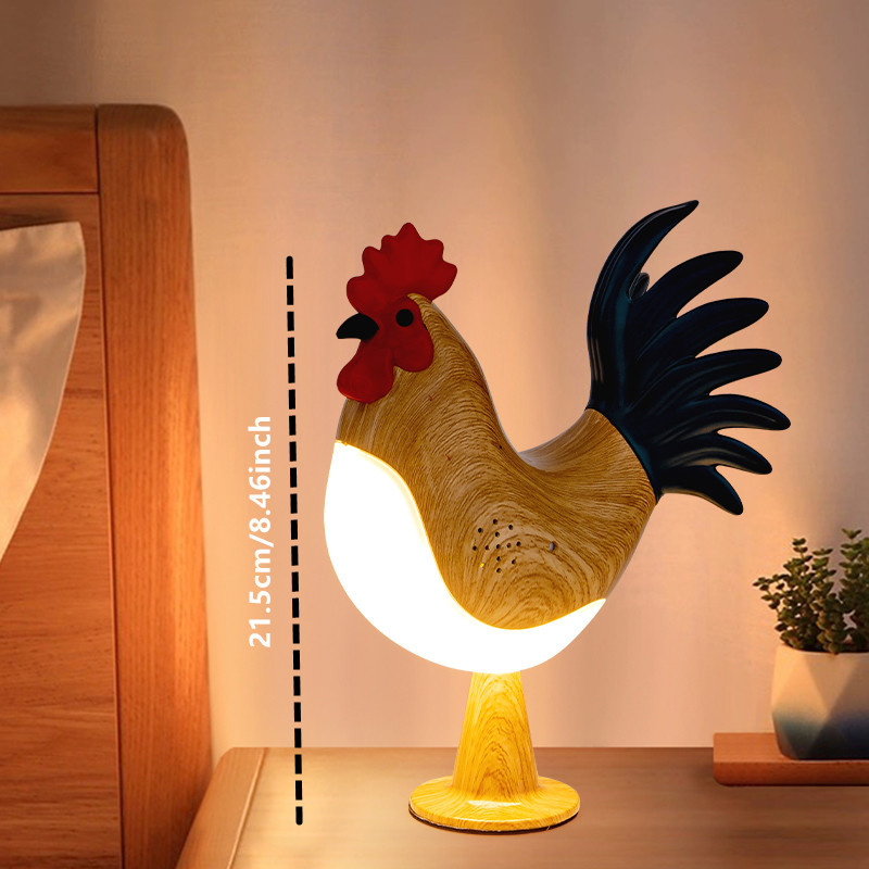 3-Color Rooster LED Night Light