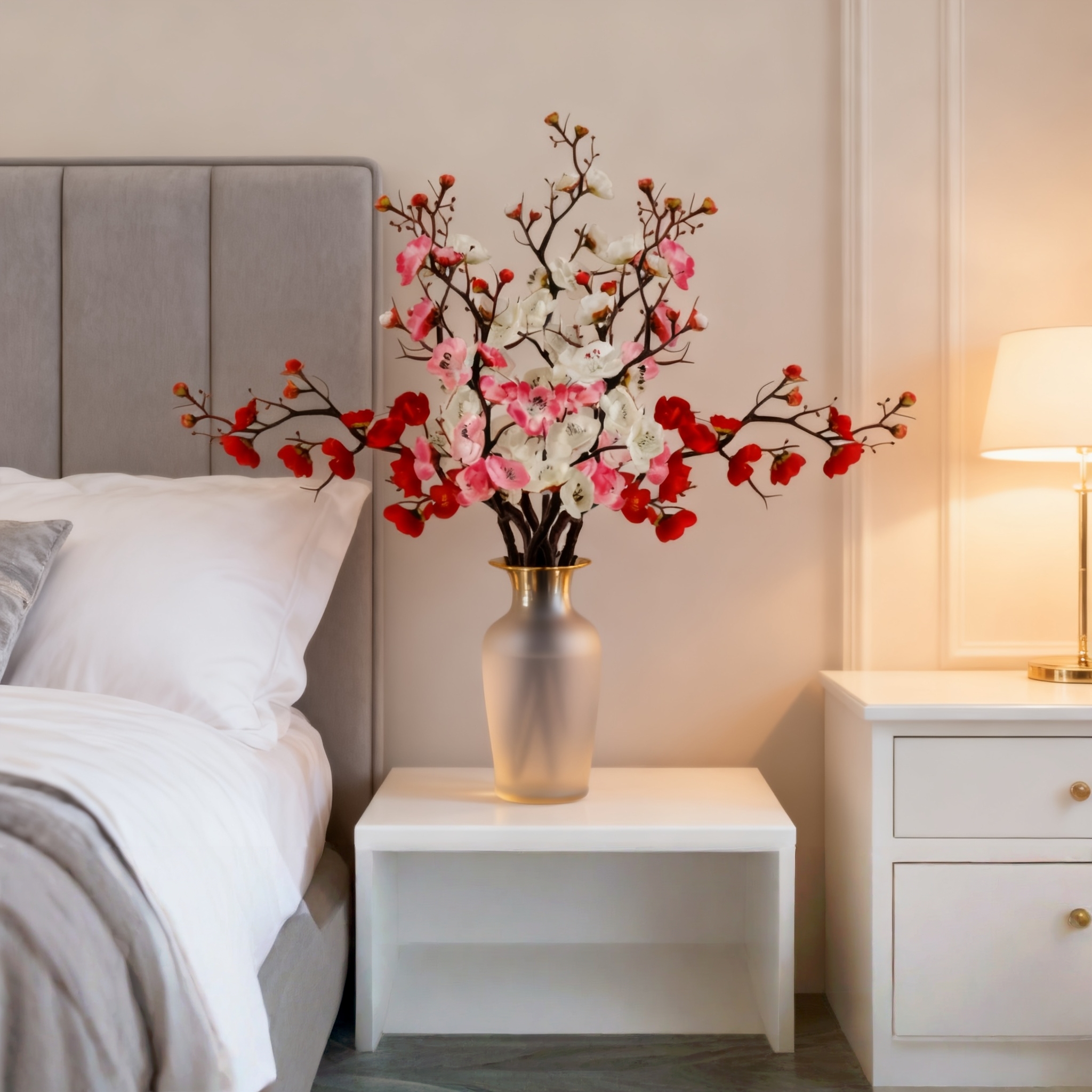 Large Artificial Cherry Blossom Flower Branches