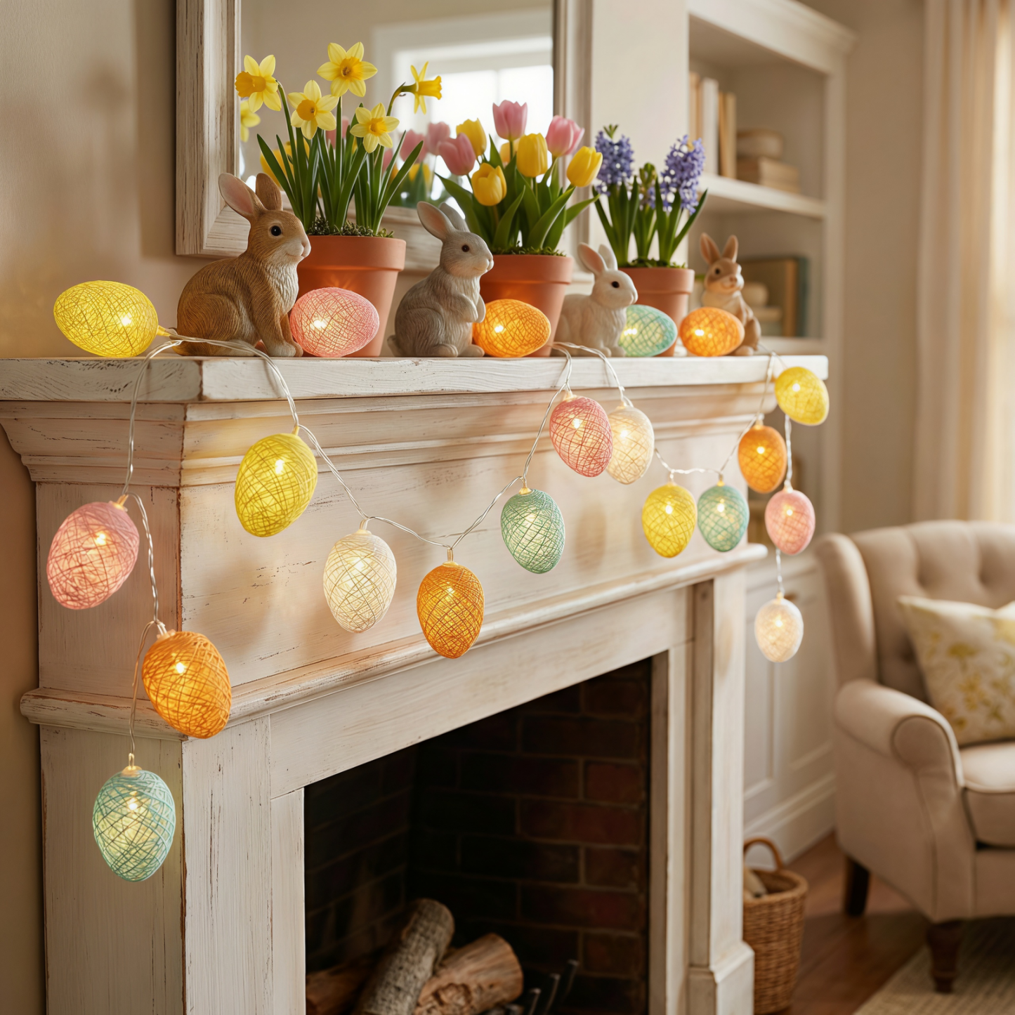 Easter Egg Decorative String Lights