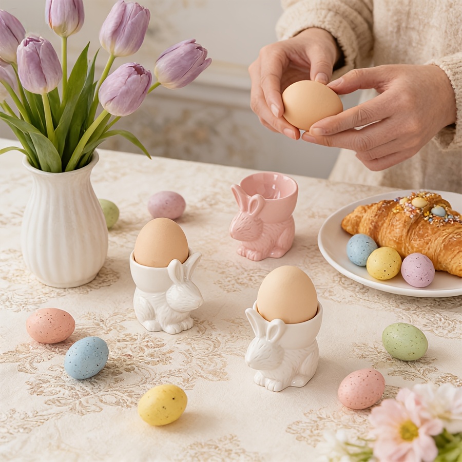 Easter Ceramic Bunny Egg Cup