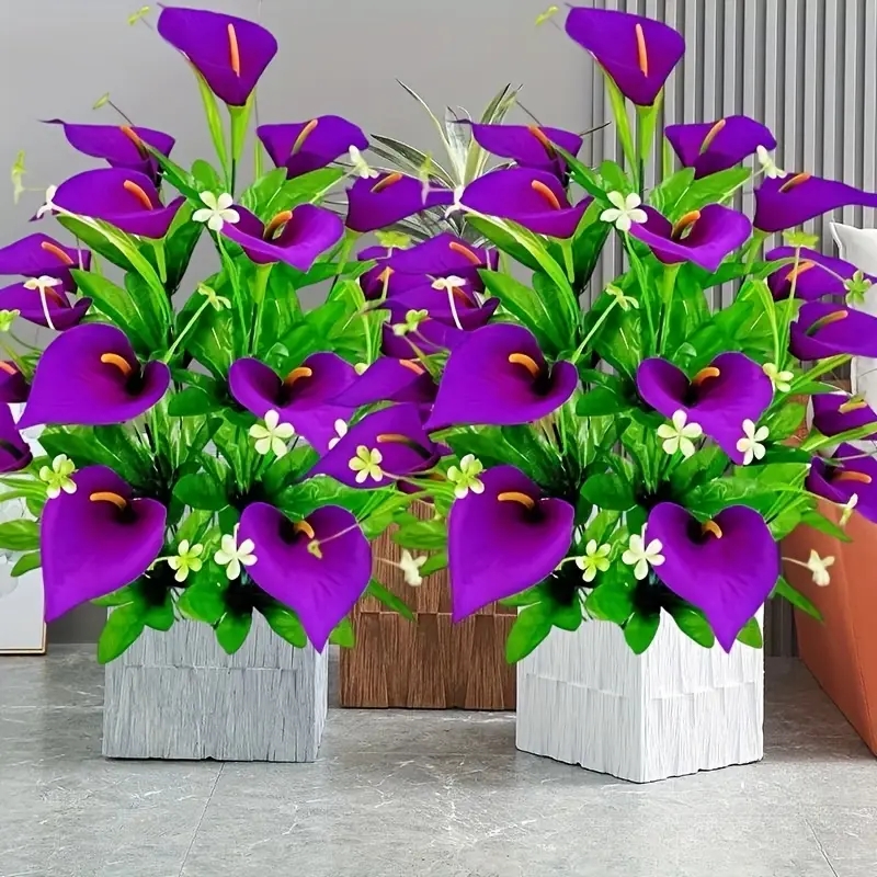 18-Head Calla Lily Artificial Bouquet Stem