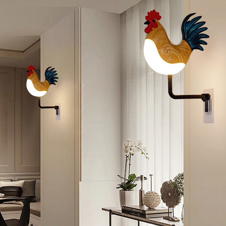 3-Color Rooster LED Night Light