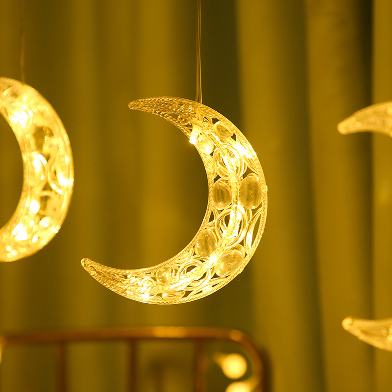 Glowing Moon and Stars Lights