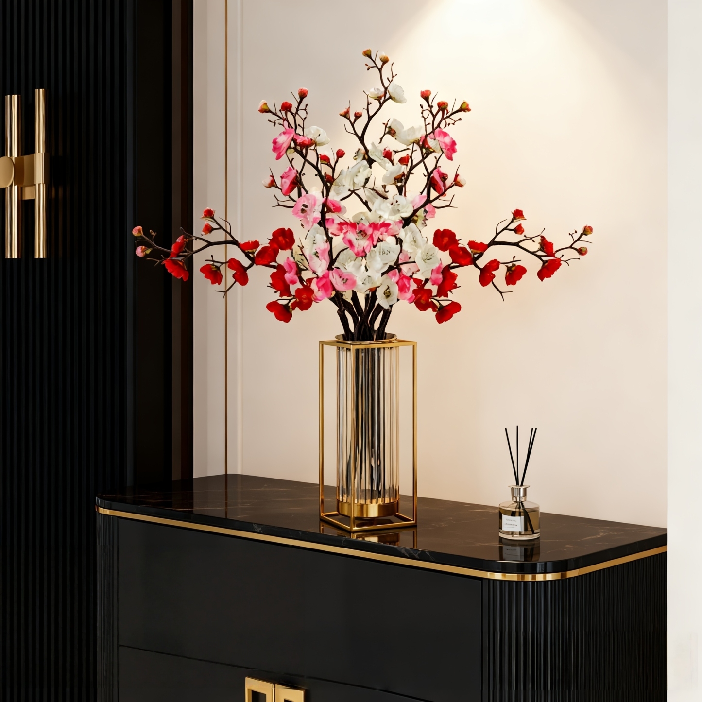 Large Artificial Cherry Blossom Flower Branches