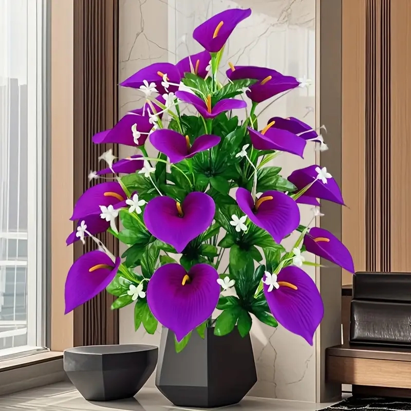 18-Head Calla Lily Artificial Bouquet Stem