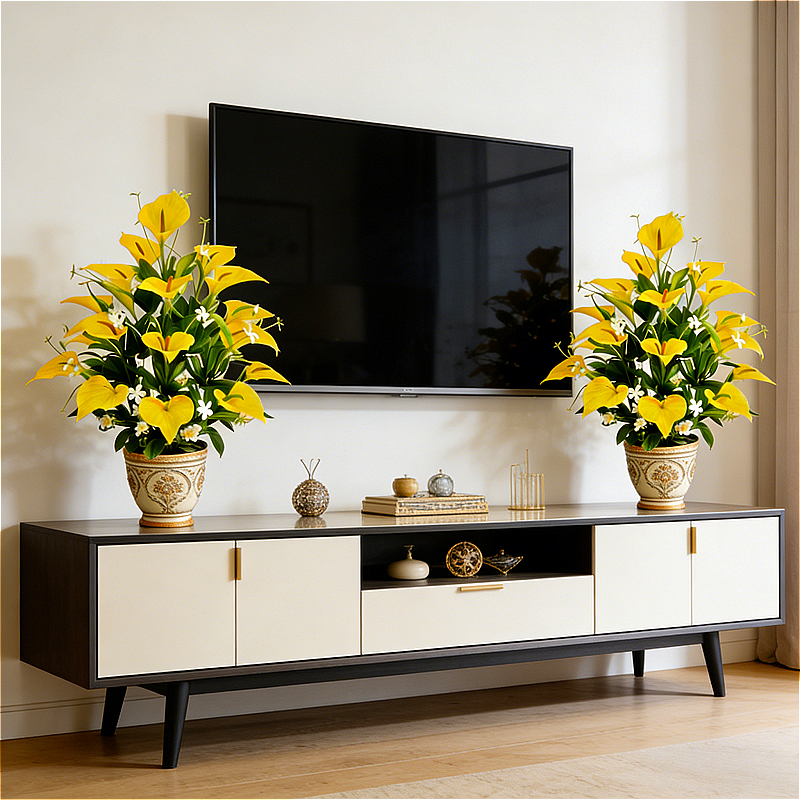 18-Head Calla Lily Artificial Bouquet Stem