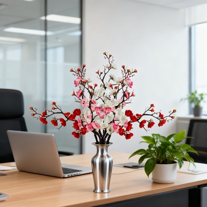 Large Artificial Cherry Blossom Flower Branches