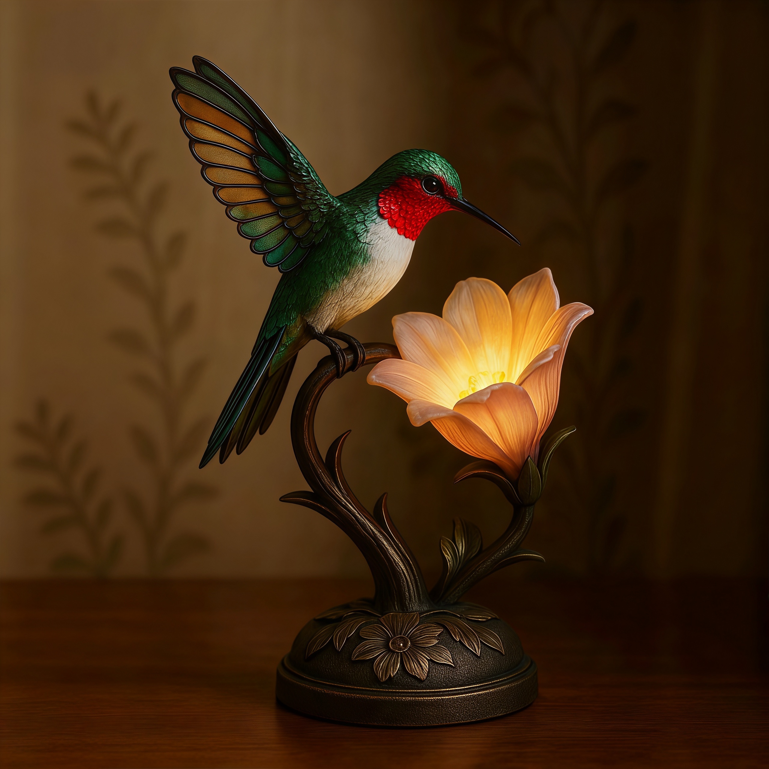Hummingbird Blossom Night Light