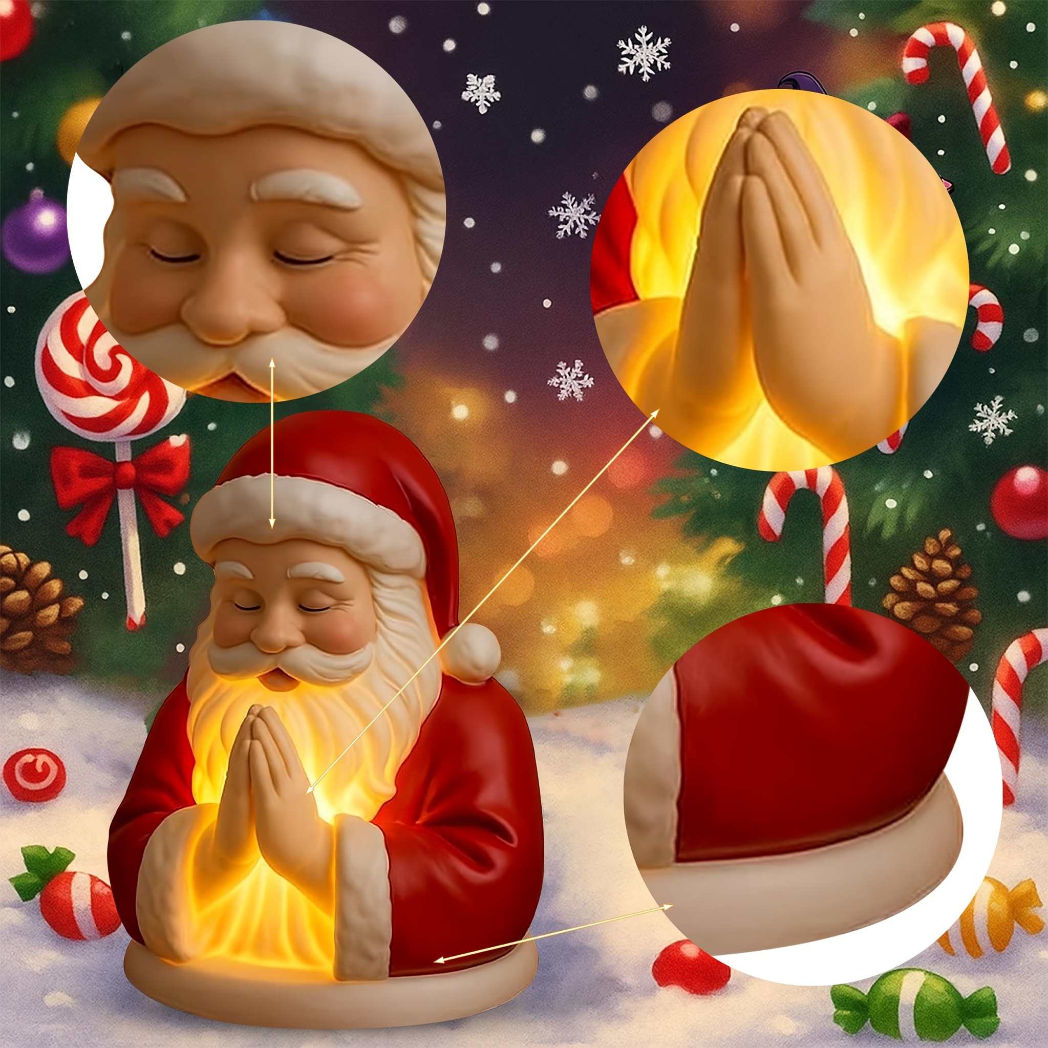 Christmas Blessing Prayer Night Light