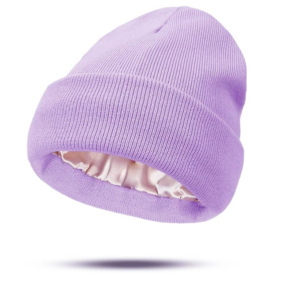 Anti-Frizz Satin Lined Beanie