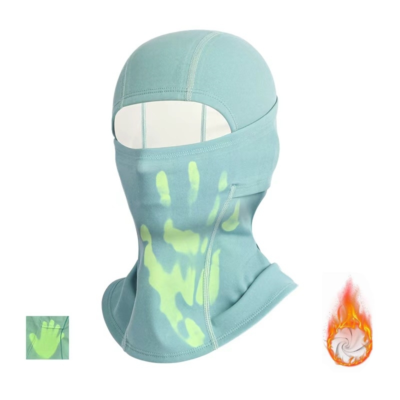 Temperature Sensitive Color Changing Ski Balaclava